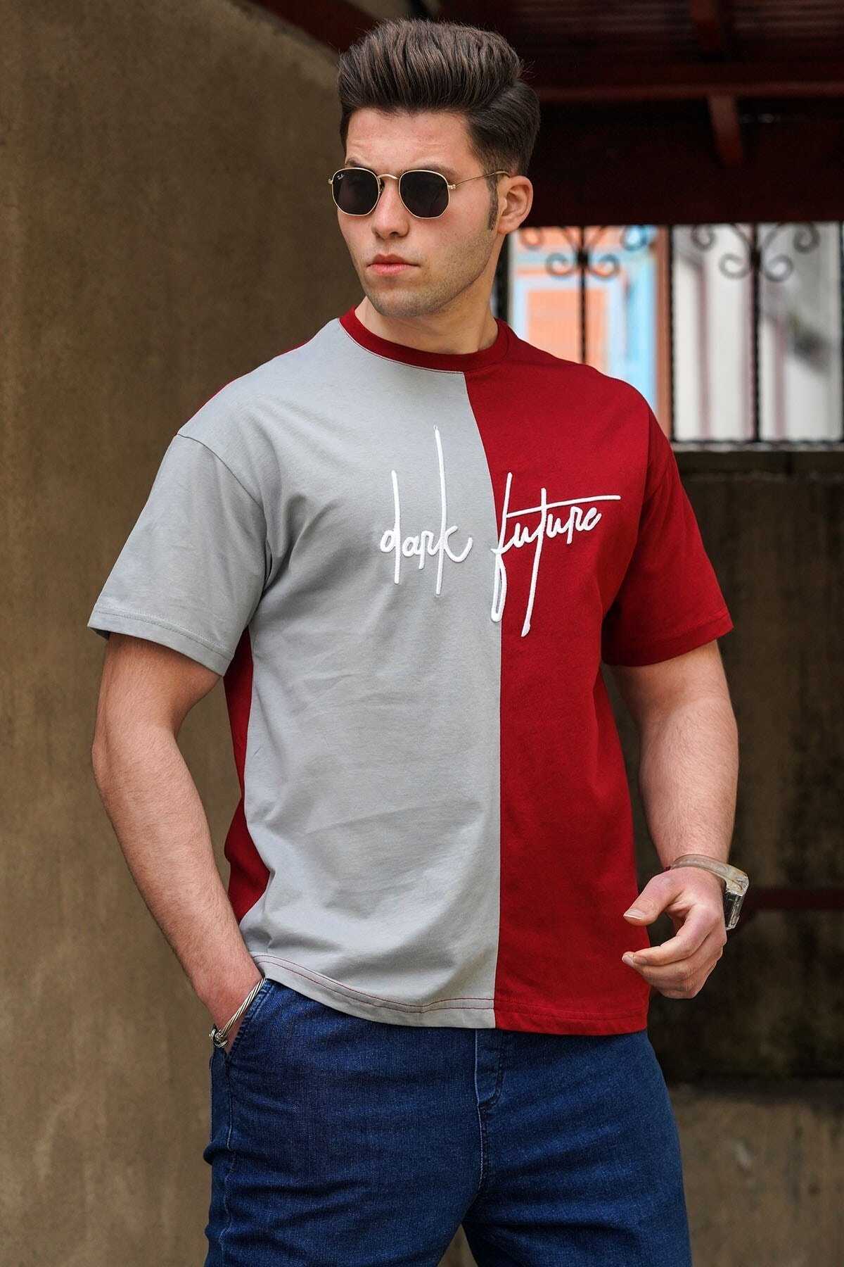 تیشرت مردانه با چاپ مشکی