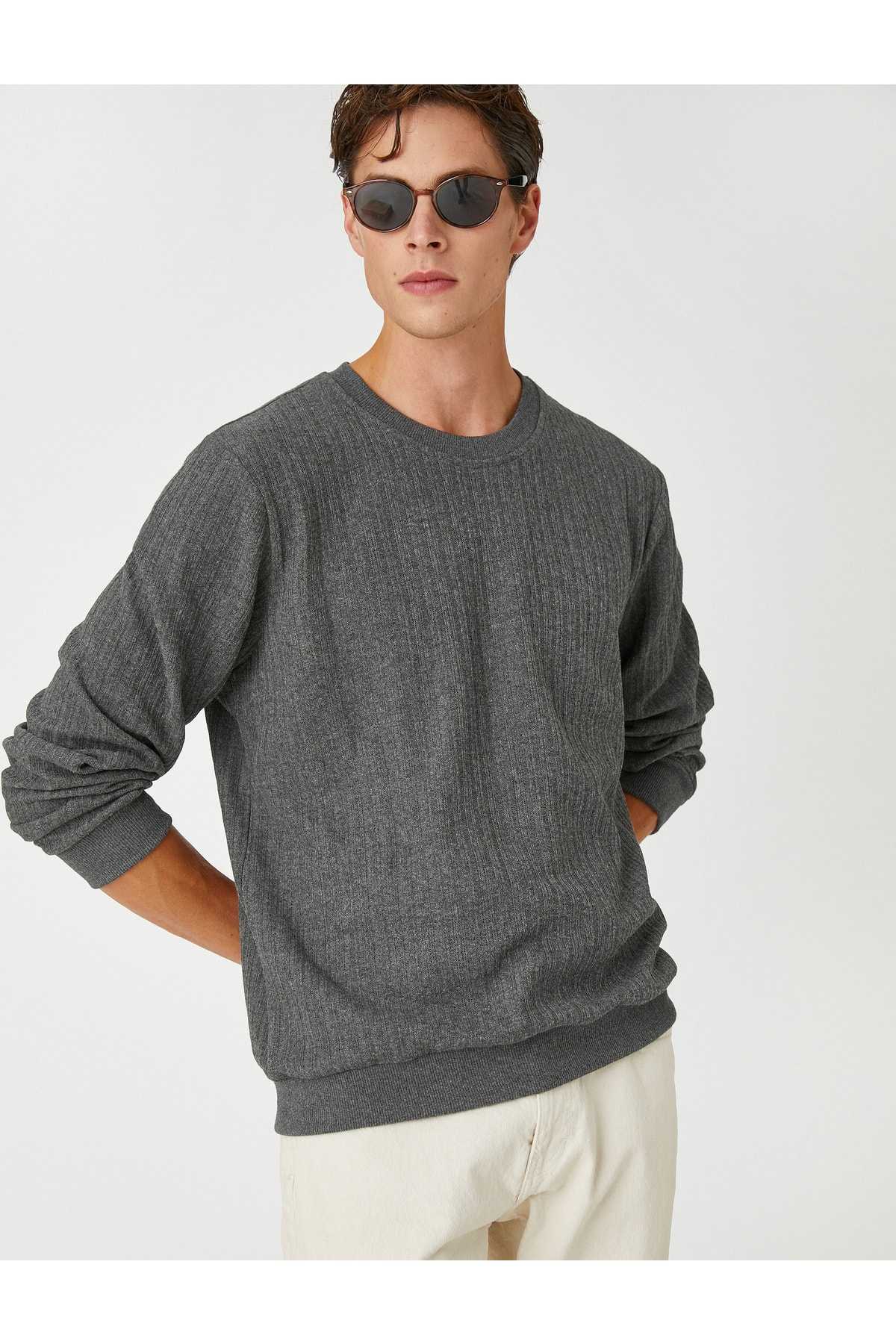 یقه خدمه ژاکت بافت پایه