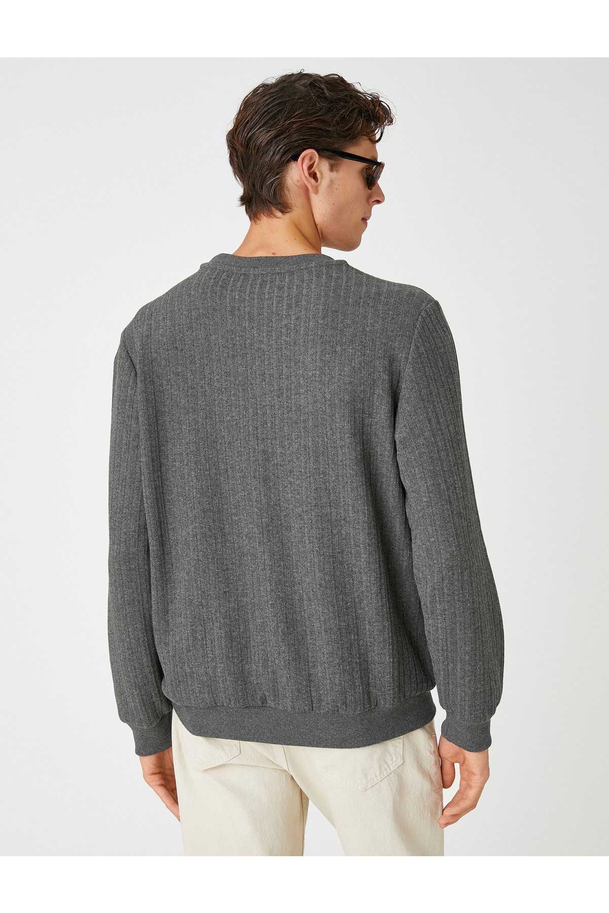 یقه خدمه ژاکت بافت پایه