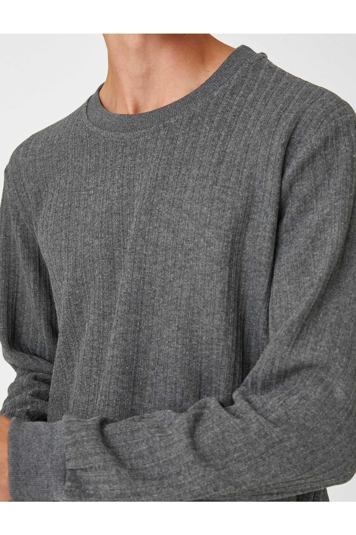 یقه خدمه ژاکت بافت پایه