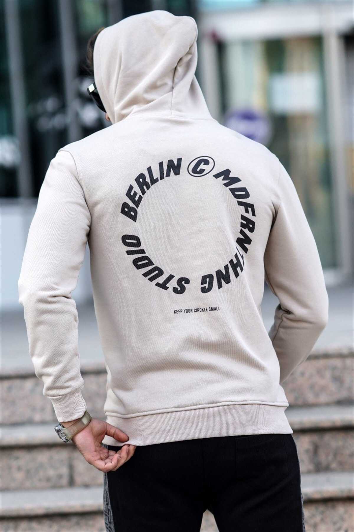 سویشرت مردانه با چاپ مشکی