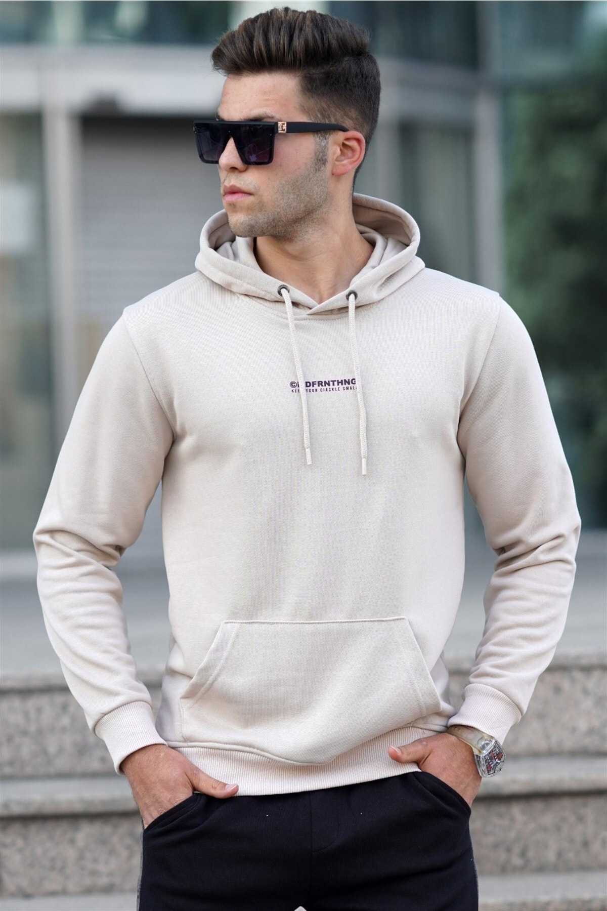 سویشرت مردانه با چاپ مشکی