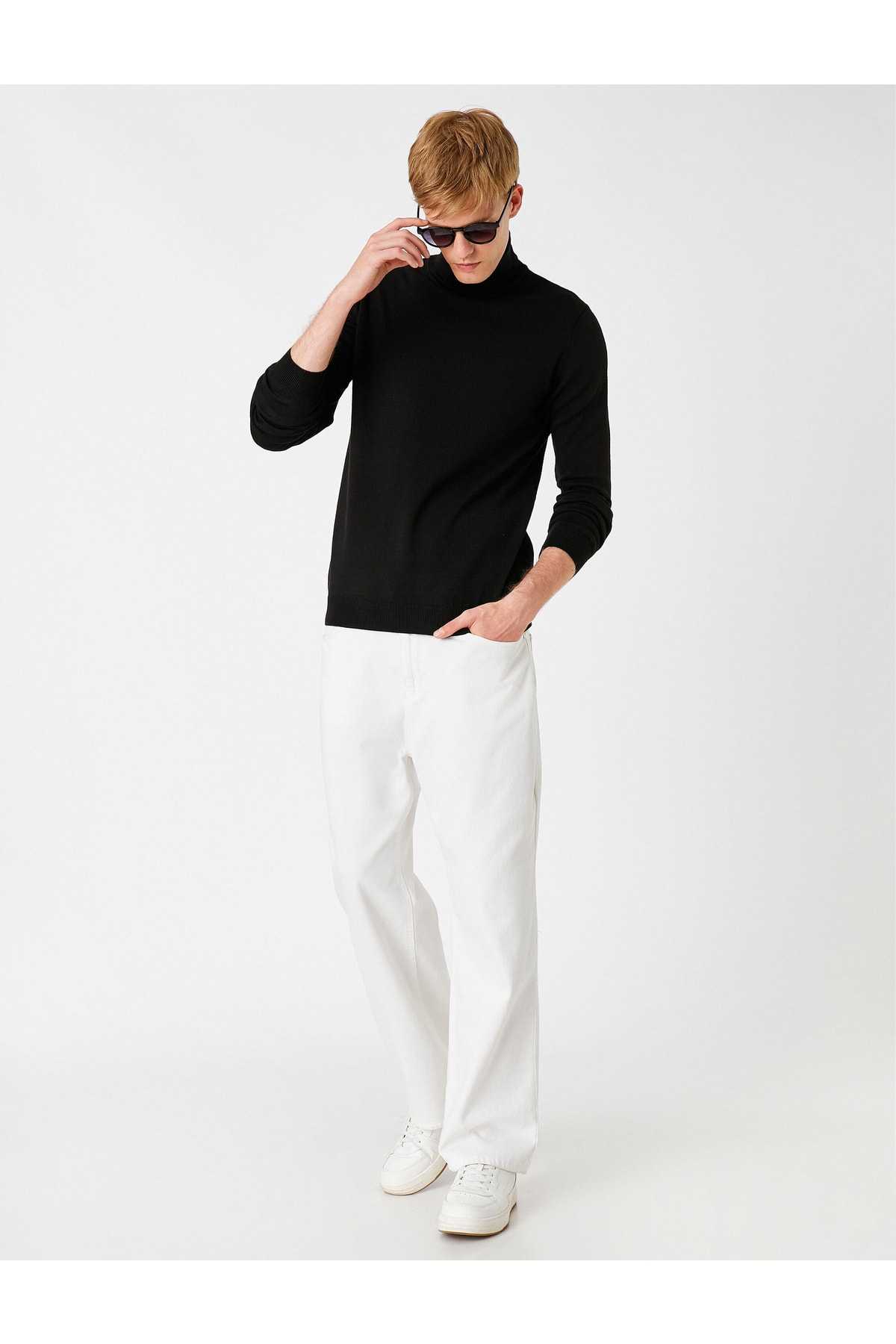 ژاکت یقه اسکی پایه