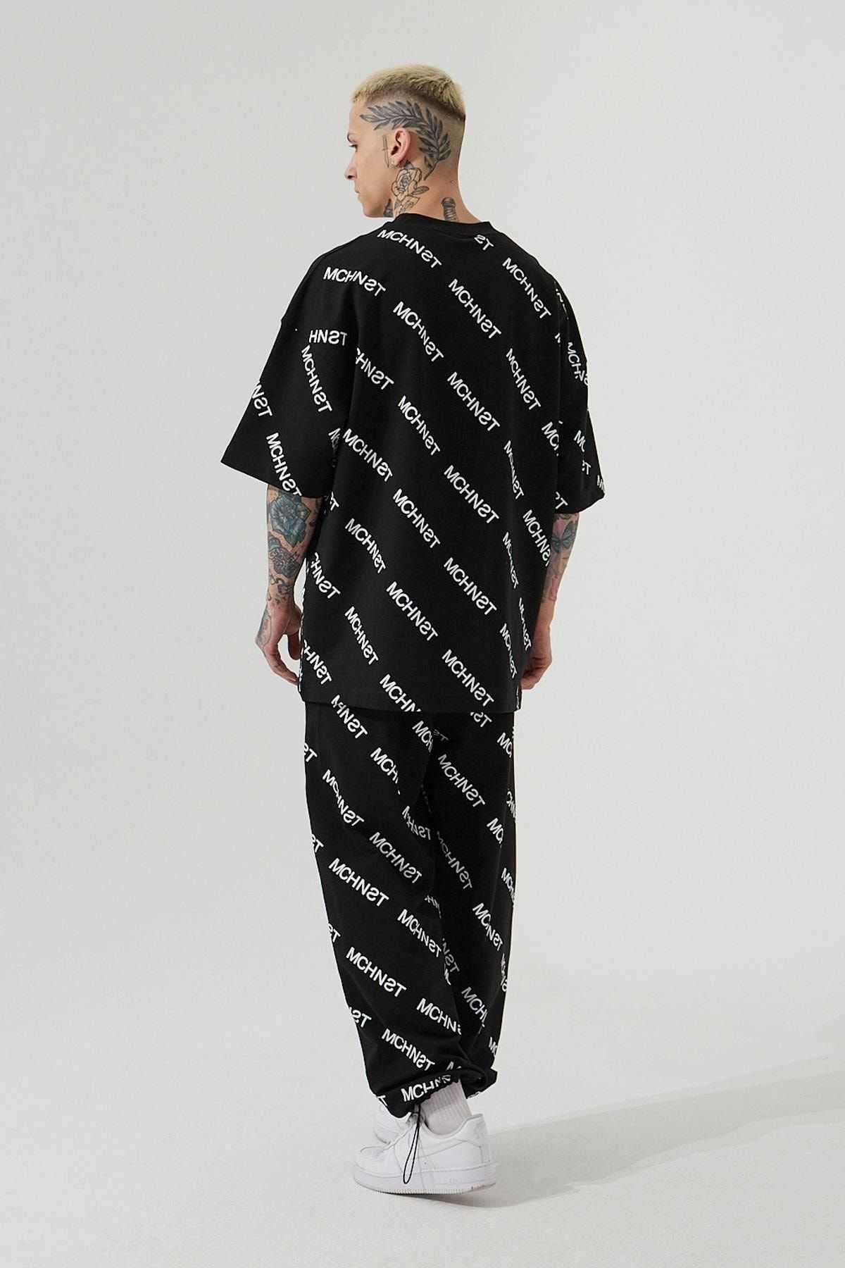 تیشرت یونیسکس Mchnst Angels Printed Grey