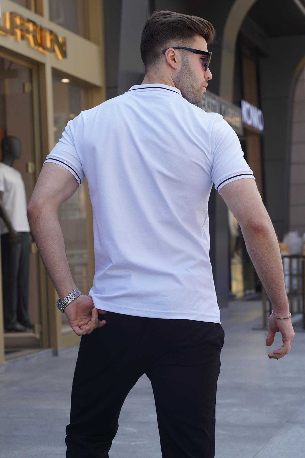 تیشرت مردانه یقه پولو مشکی