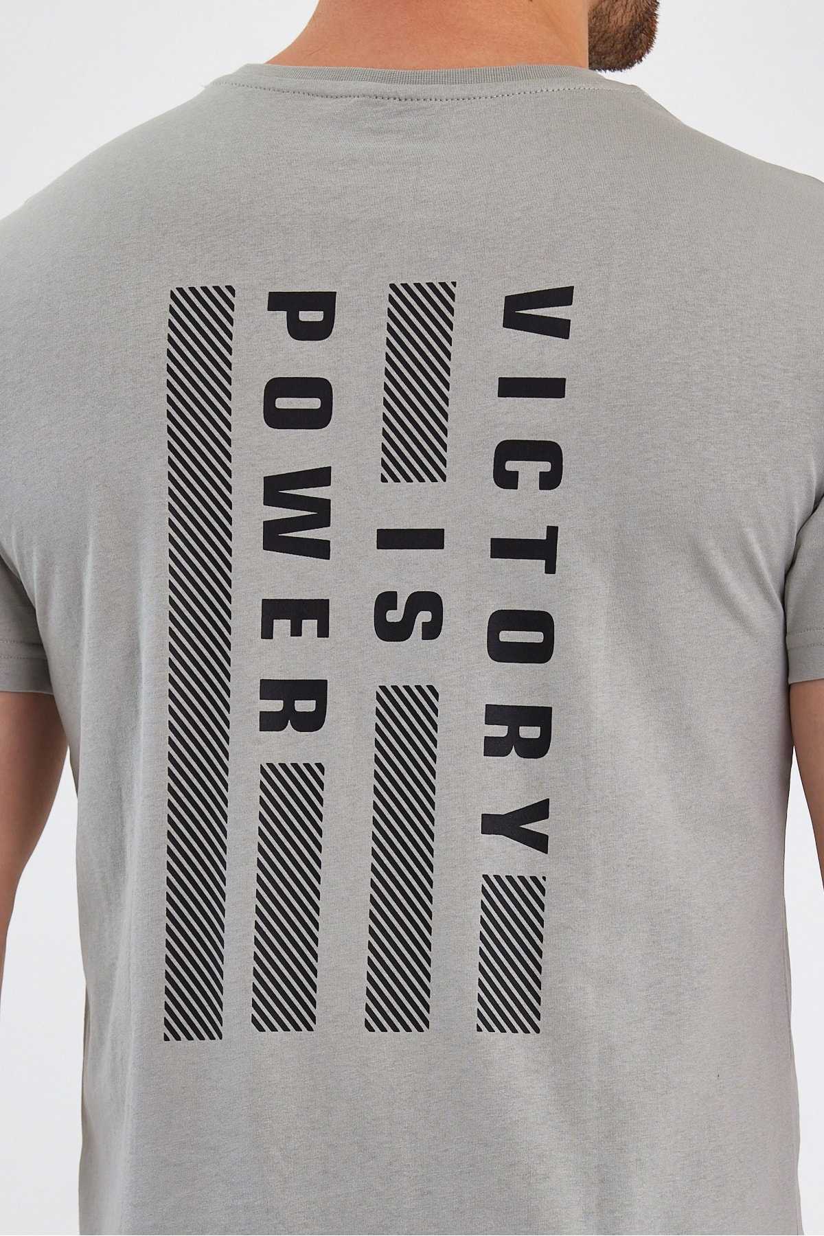 تیشرت مردانه رنگ خاکستری