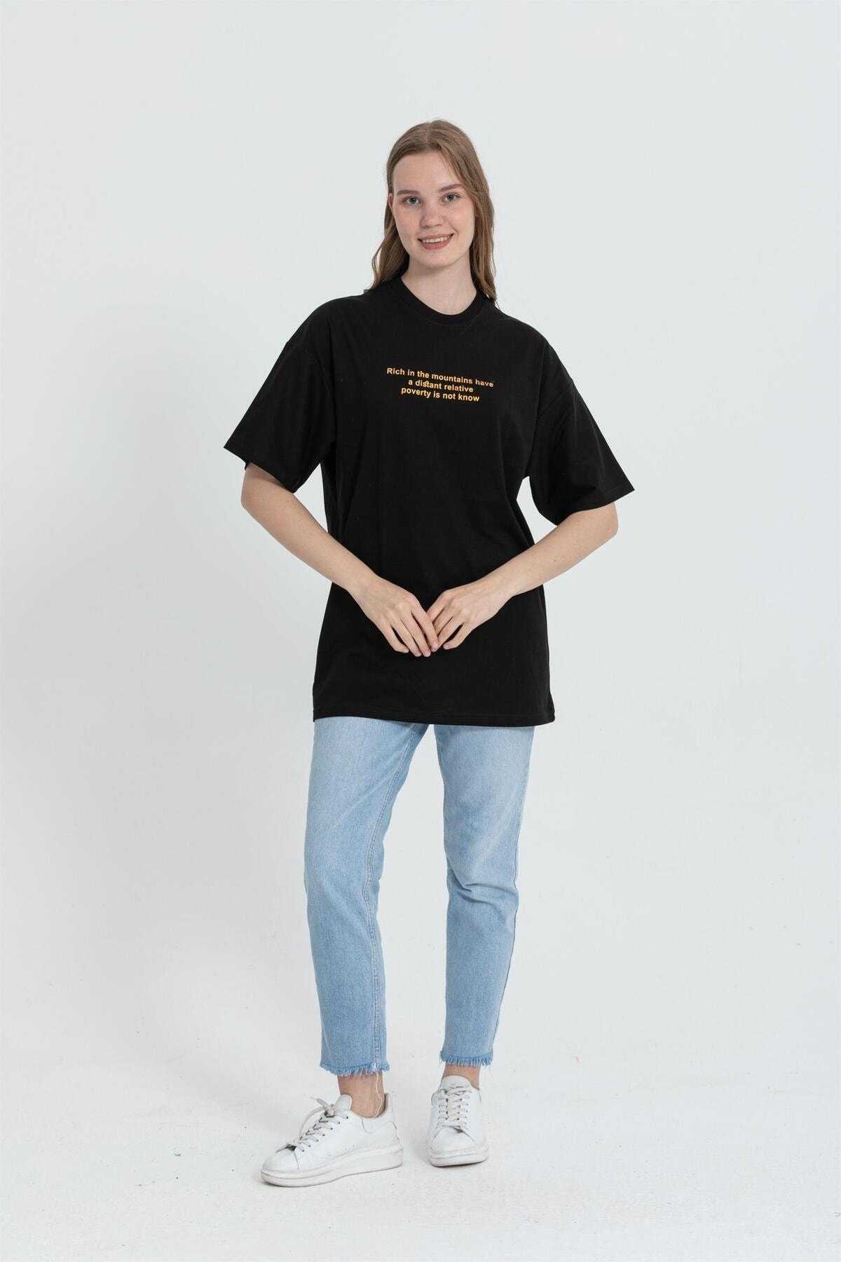 تیشرت سایز بزرگ پاندا یقه خدمه R-5724