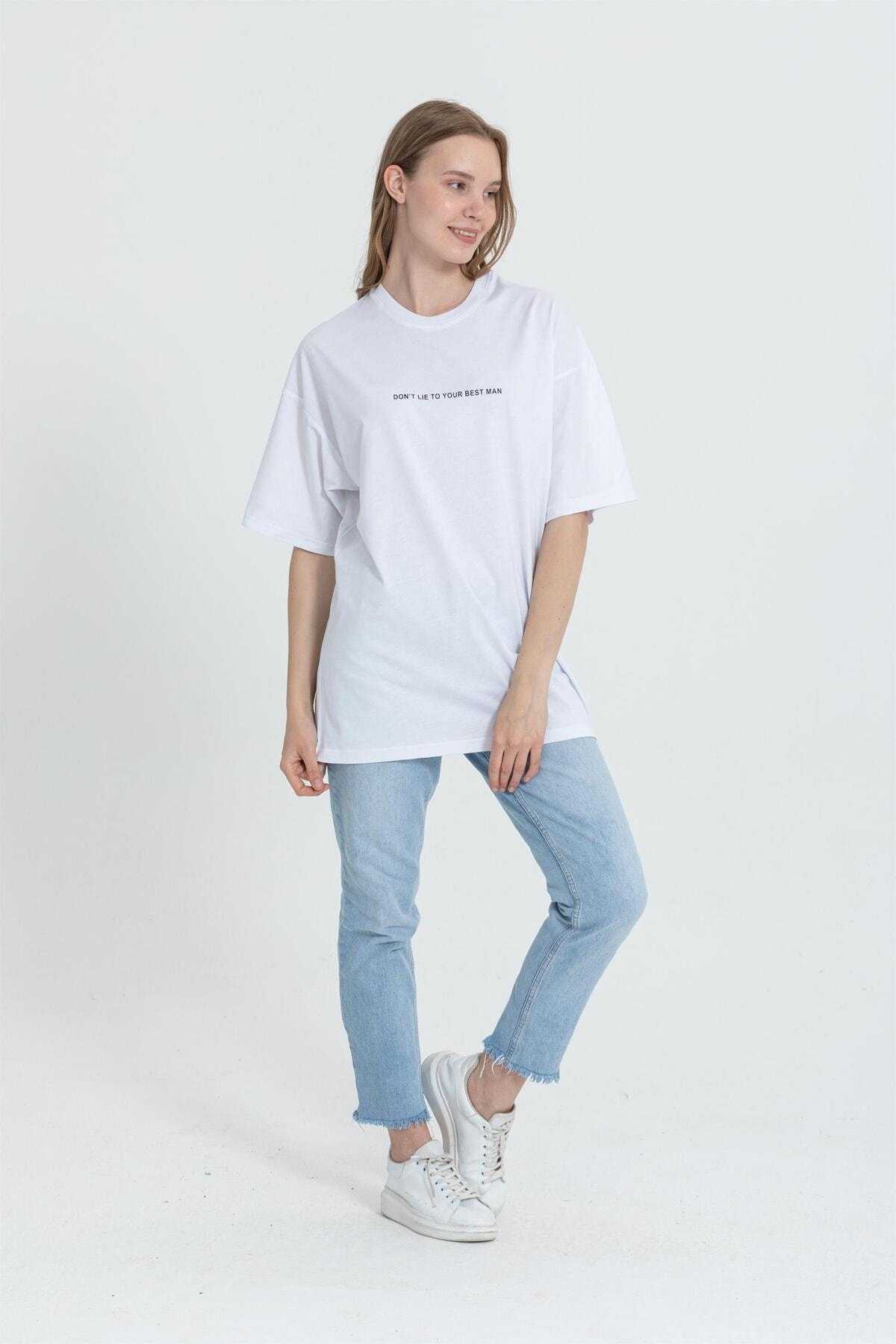 تیشرت چاپی یقه پشتی R-5714