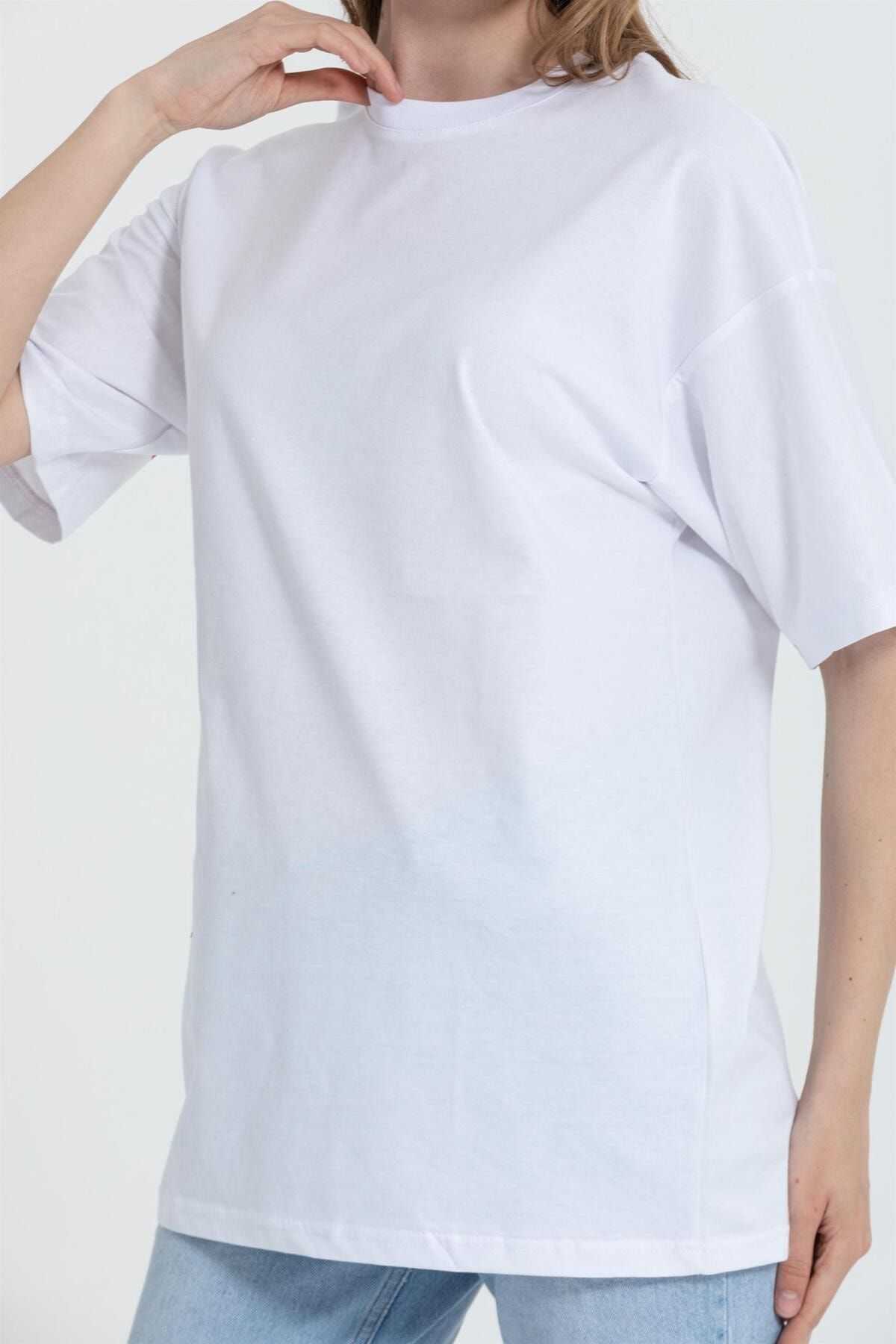 تیشرت چاپی جمجمه پشتی سایز بزرگ R-5741