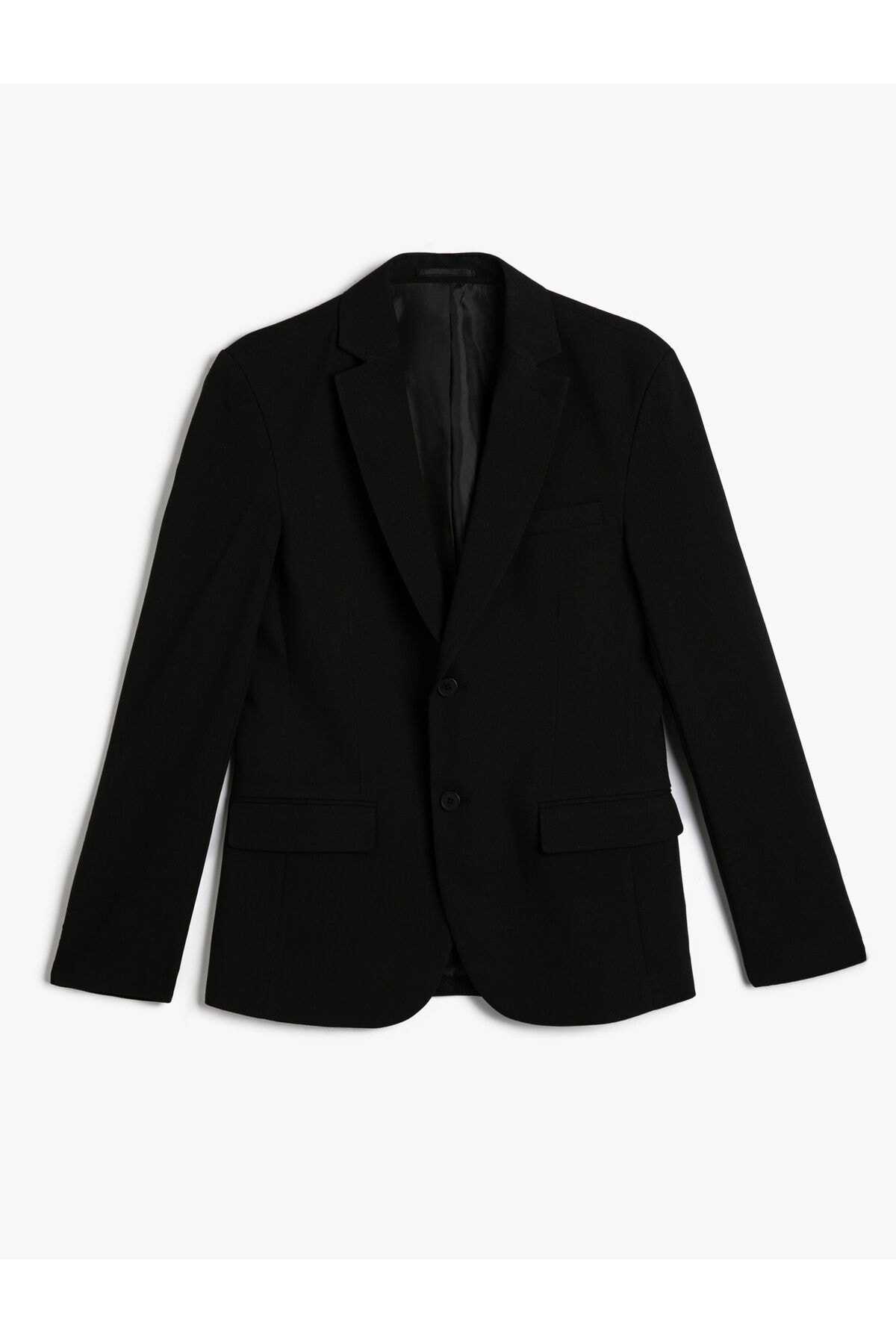 ژاکت بلیزر دو جیب دکمه دار