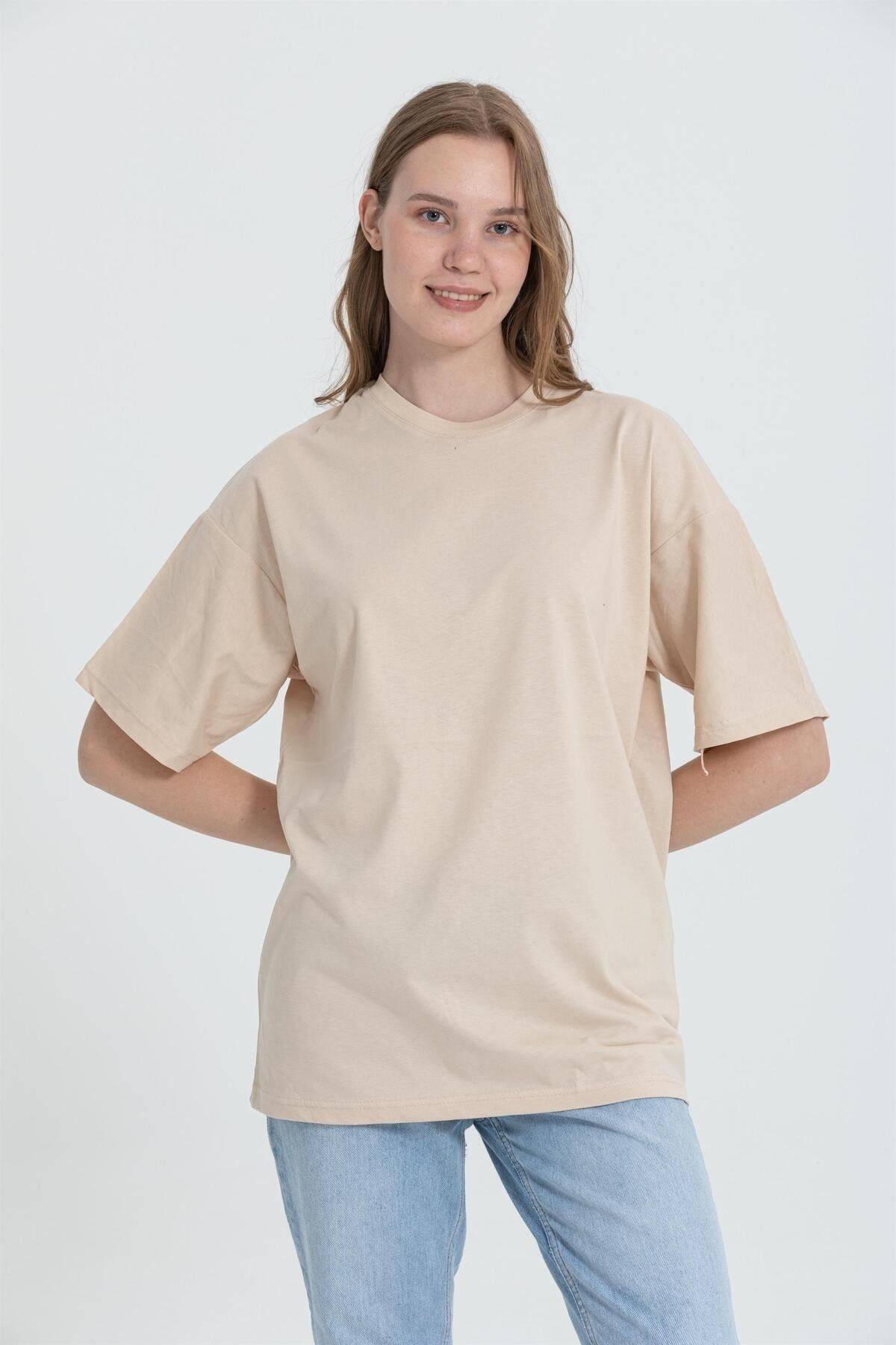 تیشرت چاپی جمجمه پشتی سایز بزرگ R-5741