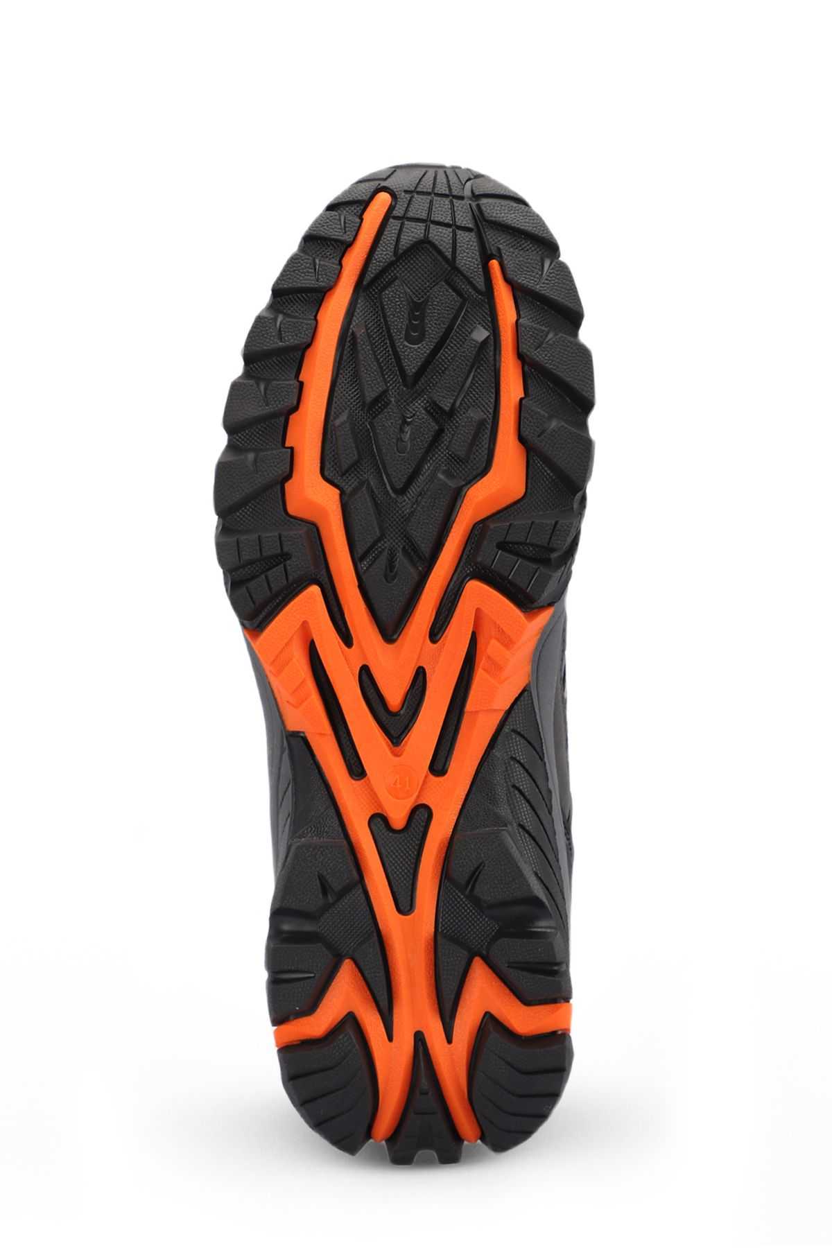 بوت مردانه ZEZE خاکی / نارنجی