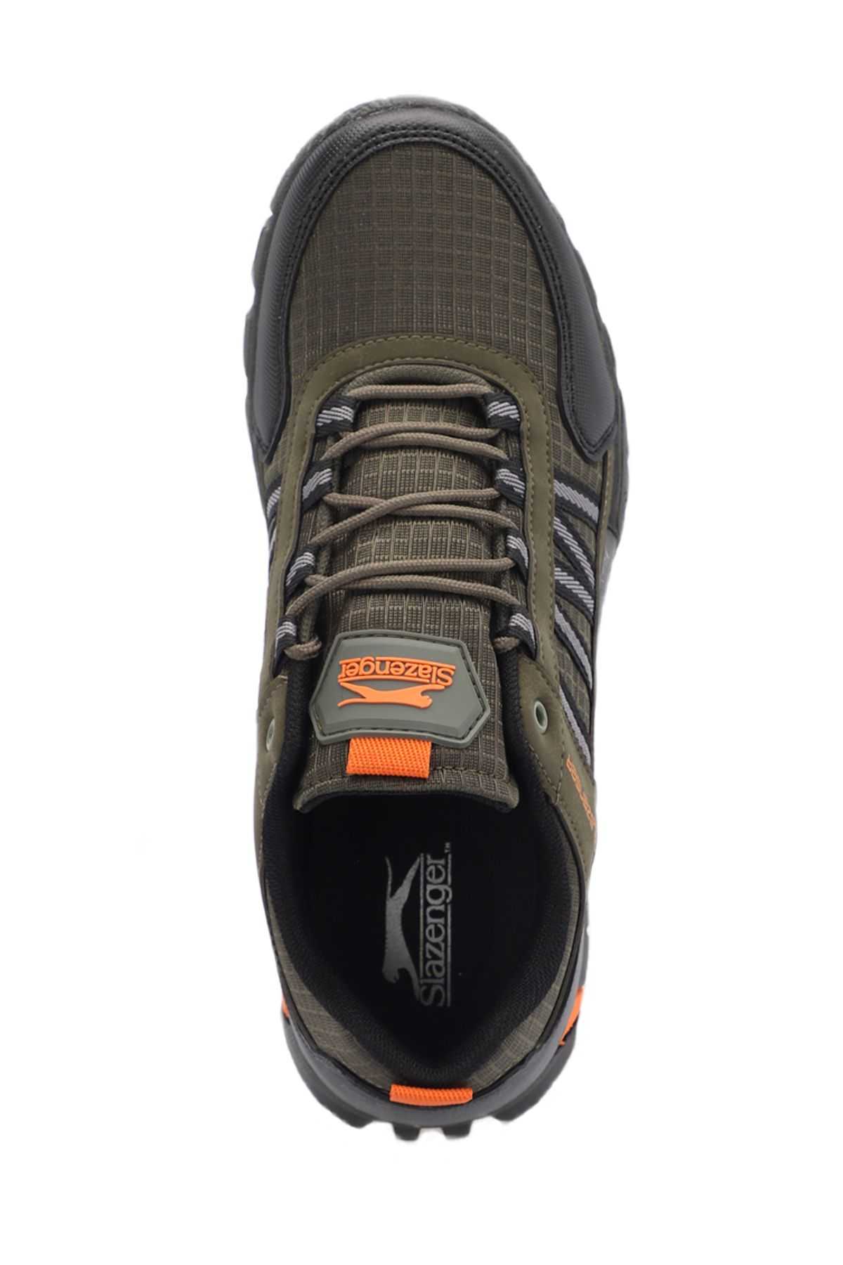 بوت مردانه ZEZE خاکی / نارنجی