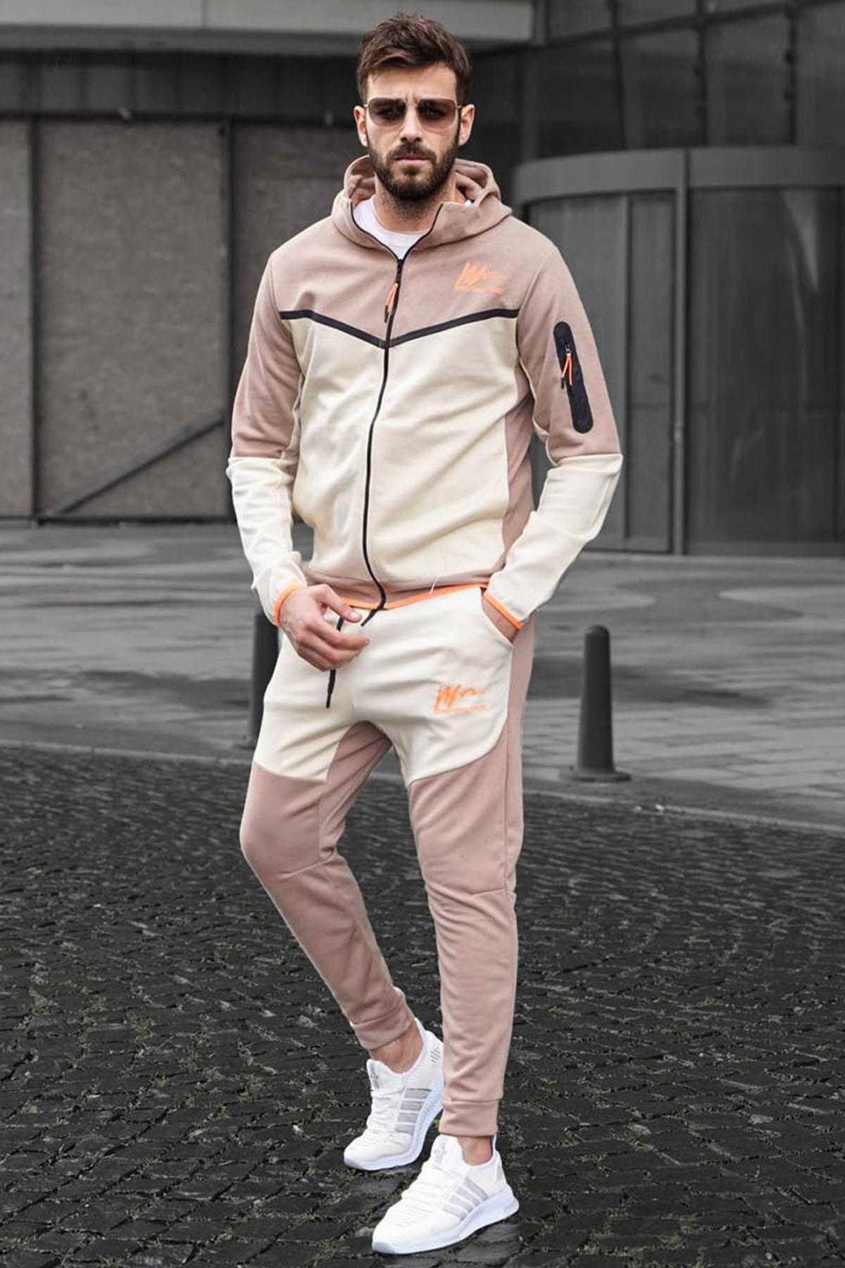 ست لباس ورزشی مردانه بژ