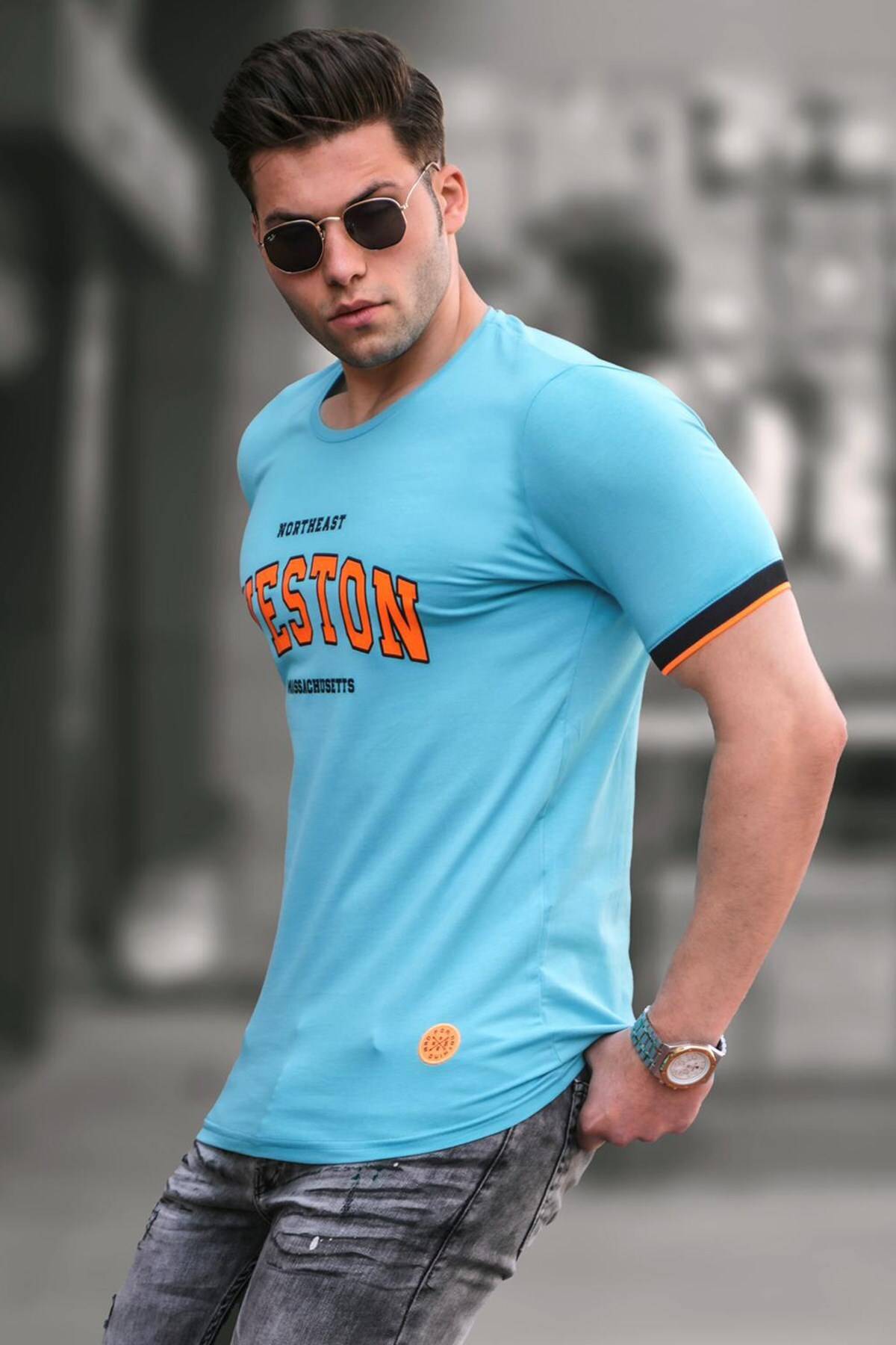 تیشرت مردانه مشکی چاپ شده