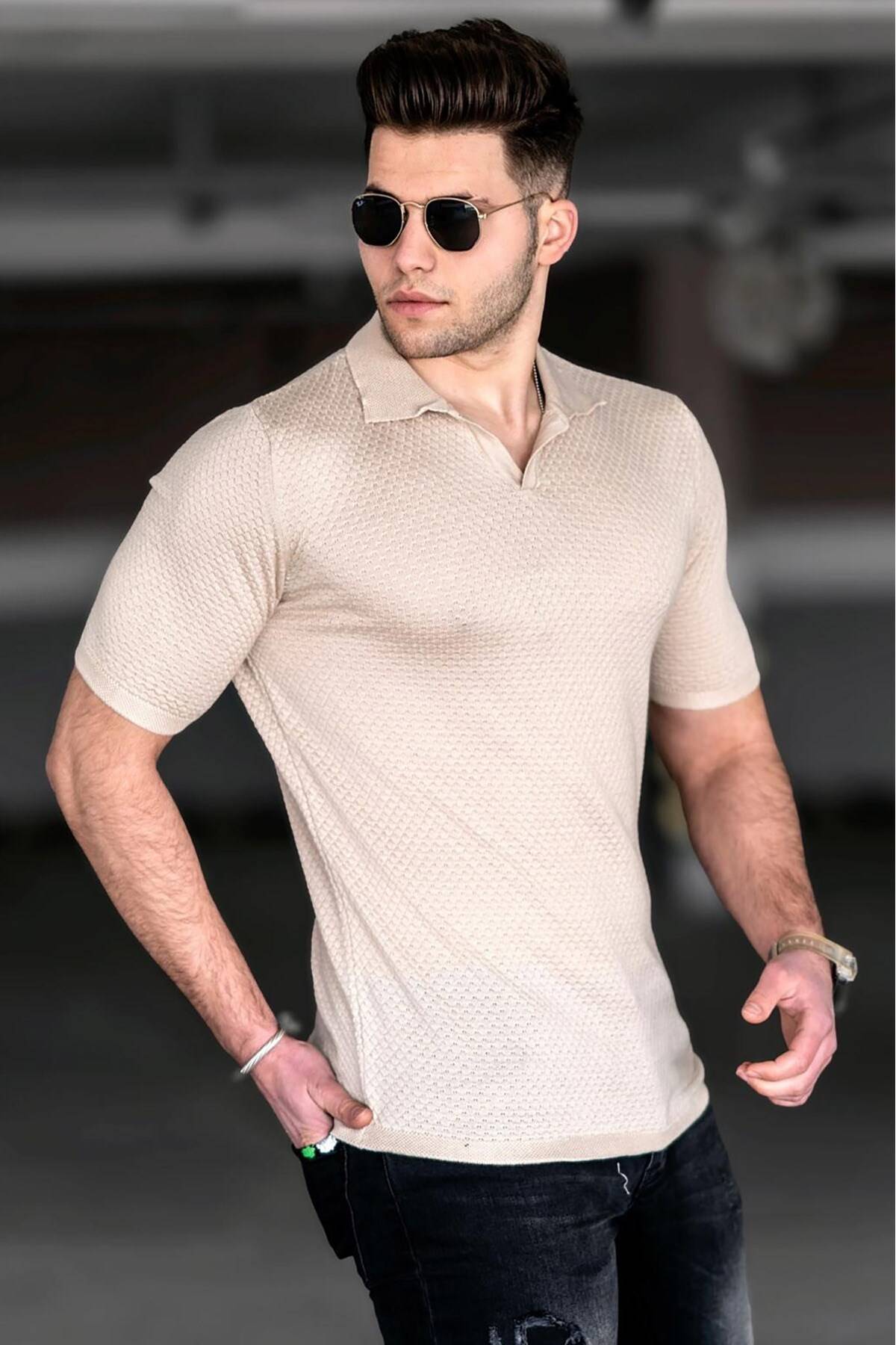 تیشرت یقه پولو مشکی