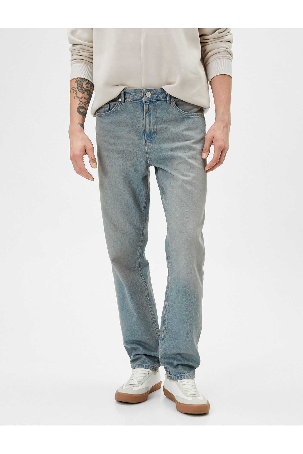 شلوار جین لوله ای صاف - مارک ژان