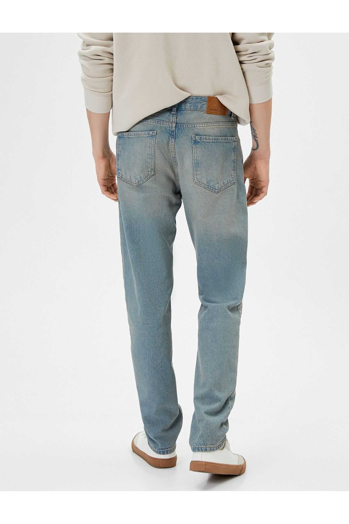 شلوار جین لوله ای صاف - مارک ژان