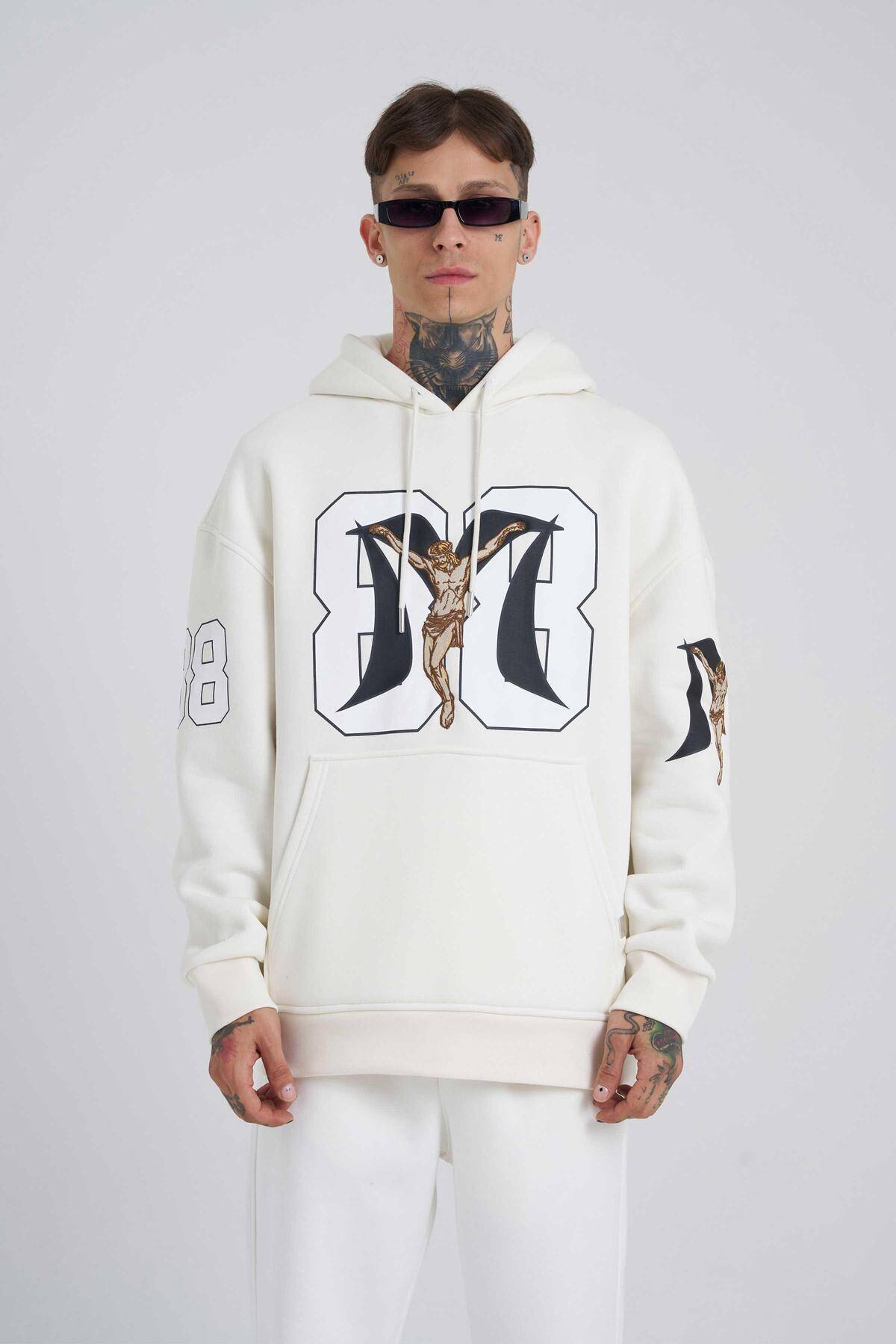 سویشرت مردانه 88 عیسی چاپ سایز بزرگ اکرو