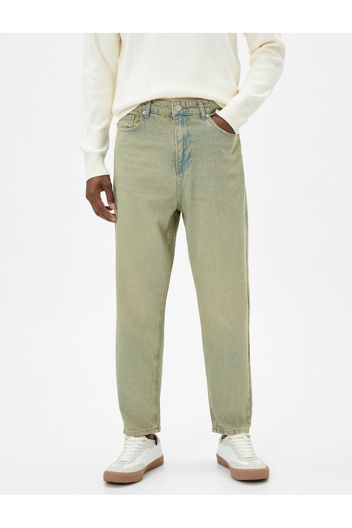 شلوار جین گشاد قابل شستشو - Steve Jean