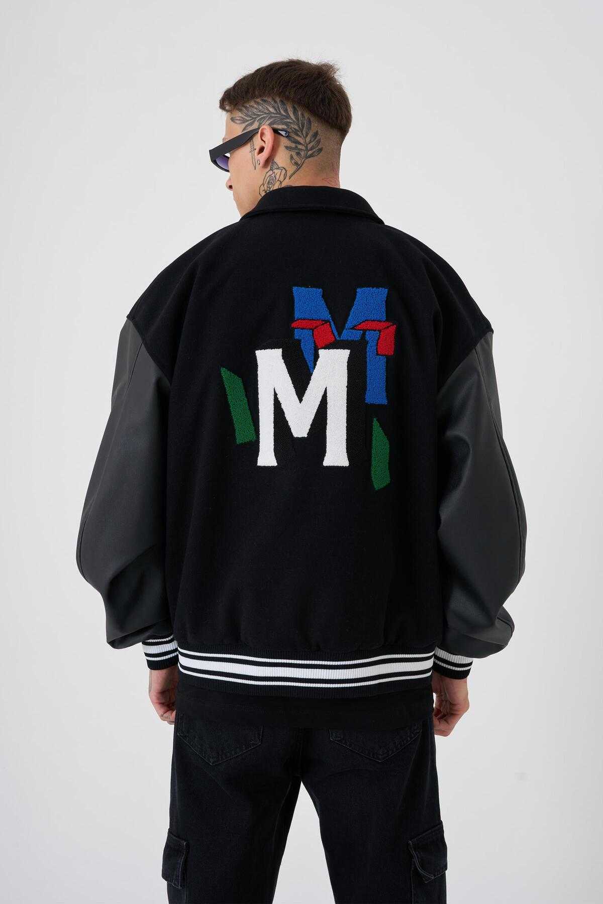 کت مردانه MT Oversize Ecru Bomber