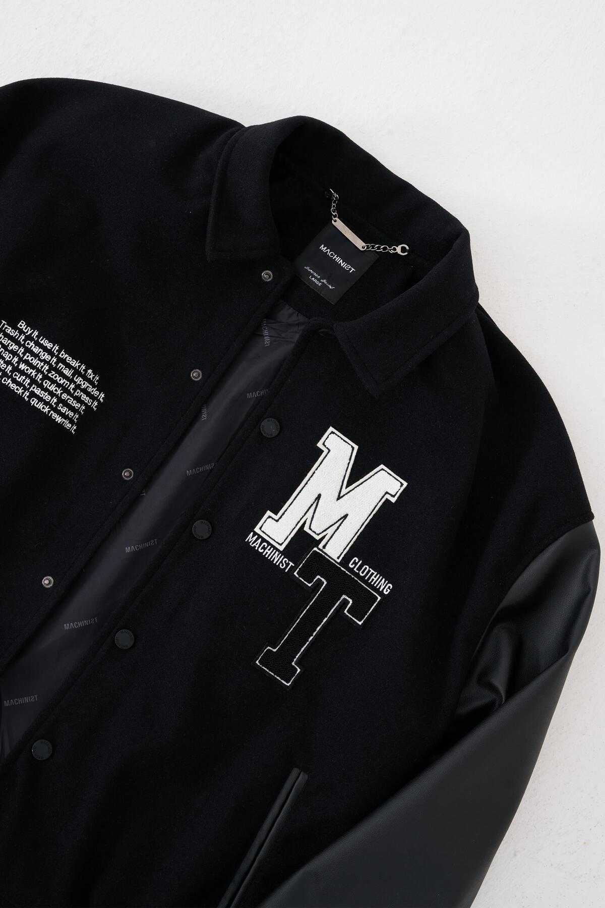 کت مردانه MT Oversize Ecru Bomber