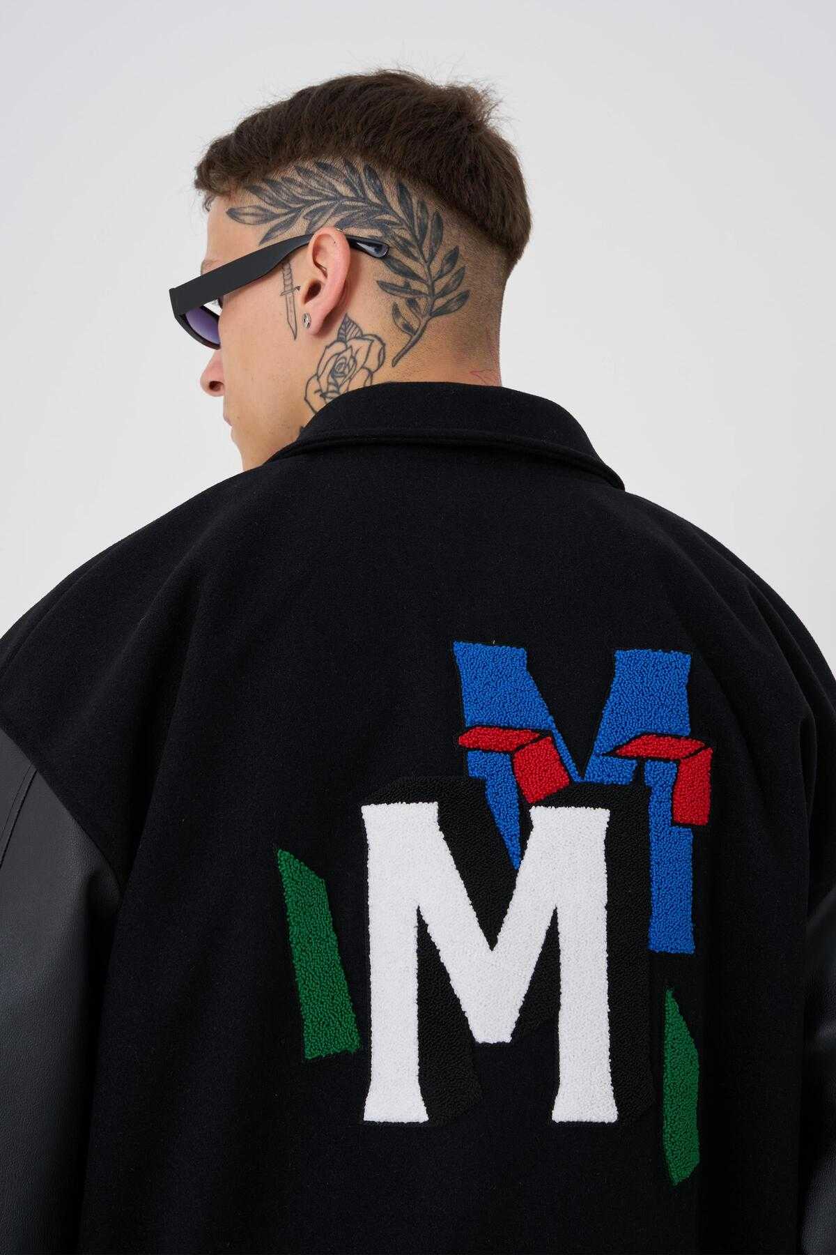 کت مردانه MT Oversize Ecru Bomber