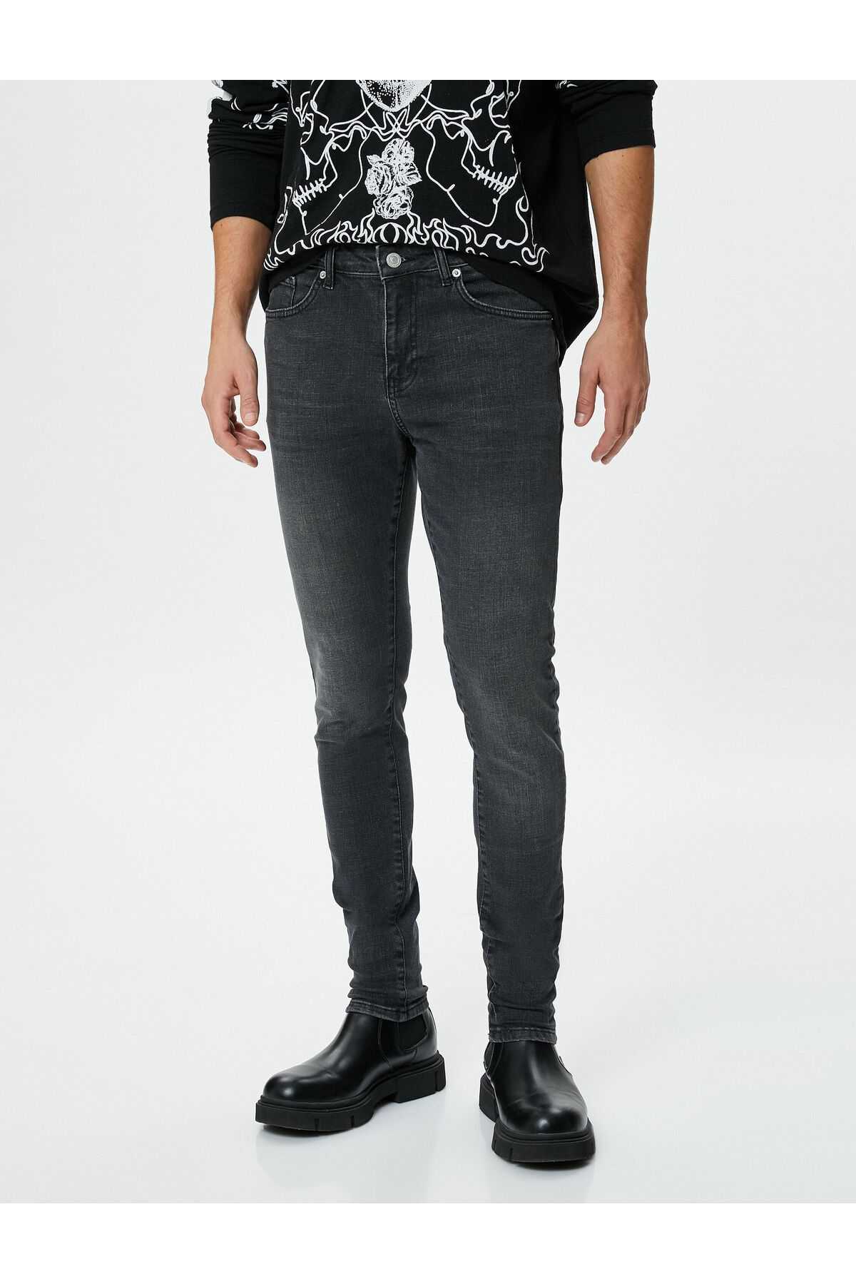 شلوار جین Skinny Fit - Michael Jean