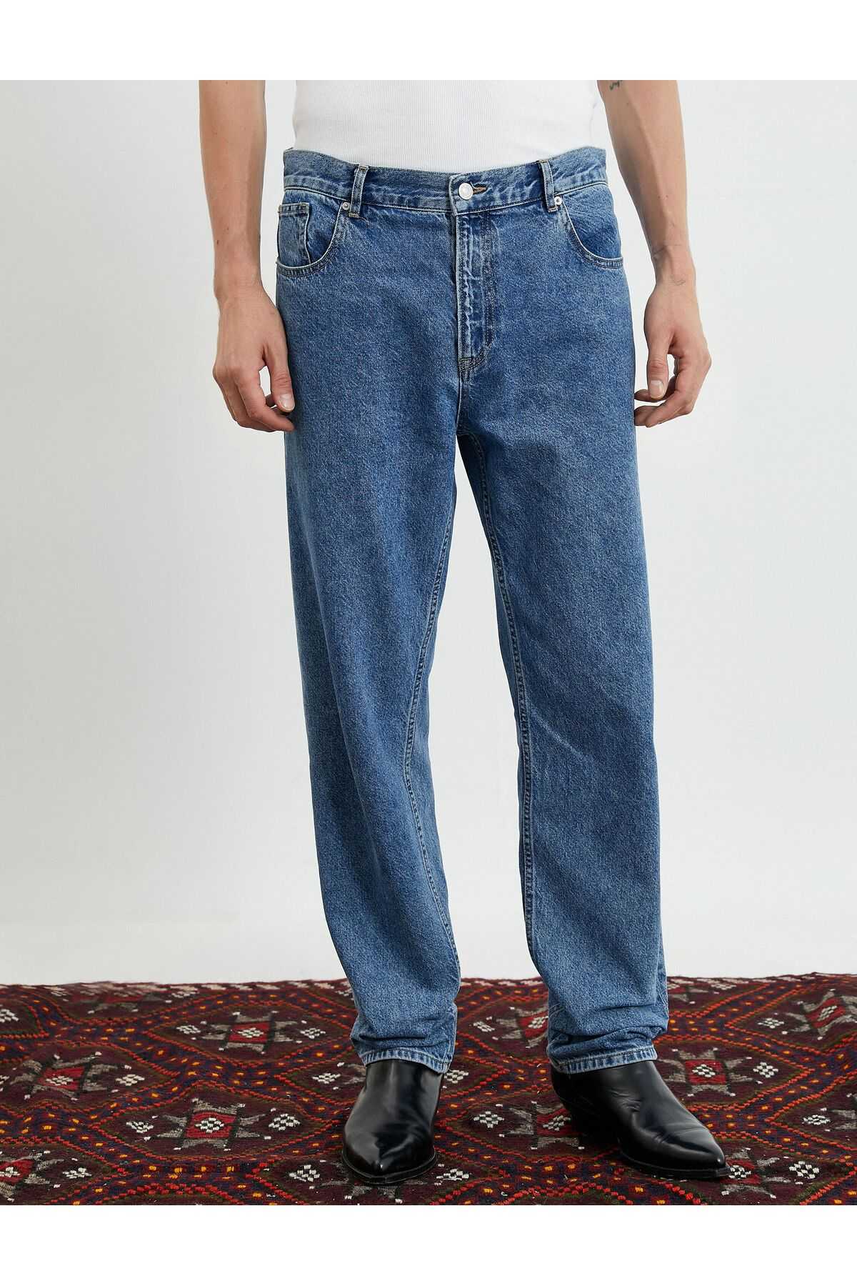 شلوار جین لوله ای صاف - مارک ژان