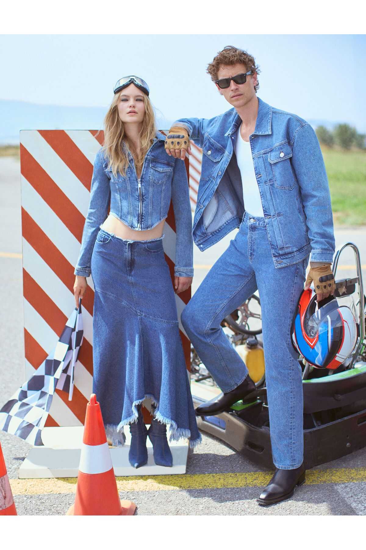 شلوار جین لوله ای صاف - مارک ژان