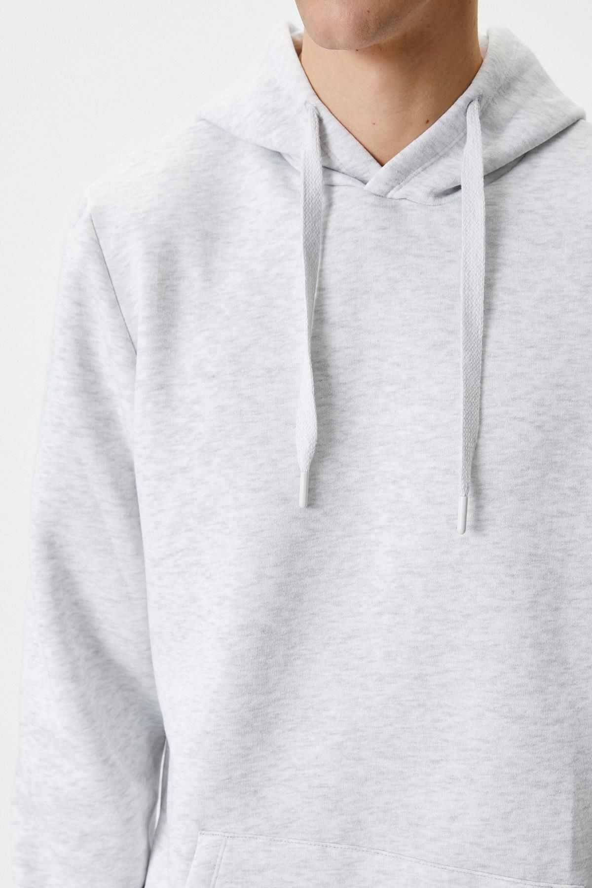 سویشرت کلاهدار جیبی کانگورو آستین بلند