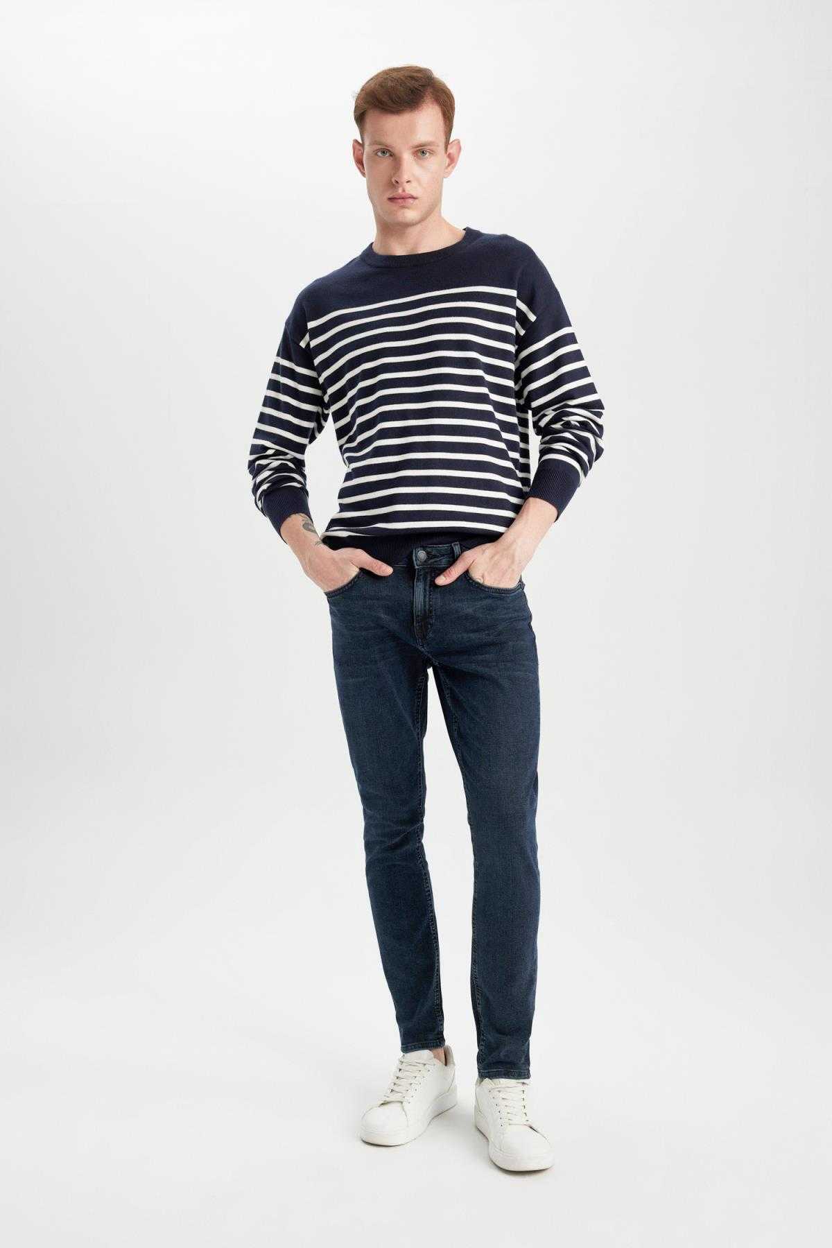 شلوار جین ساق باریک معمولی کارلو اسکینی فیت