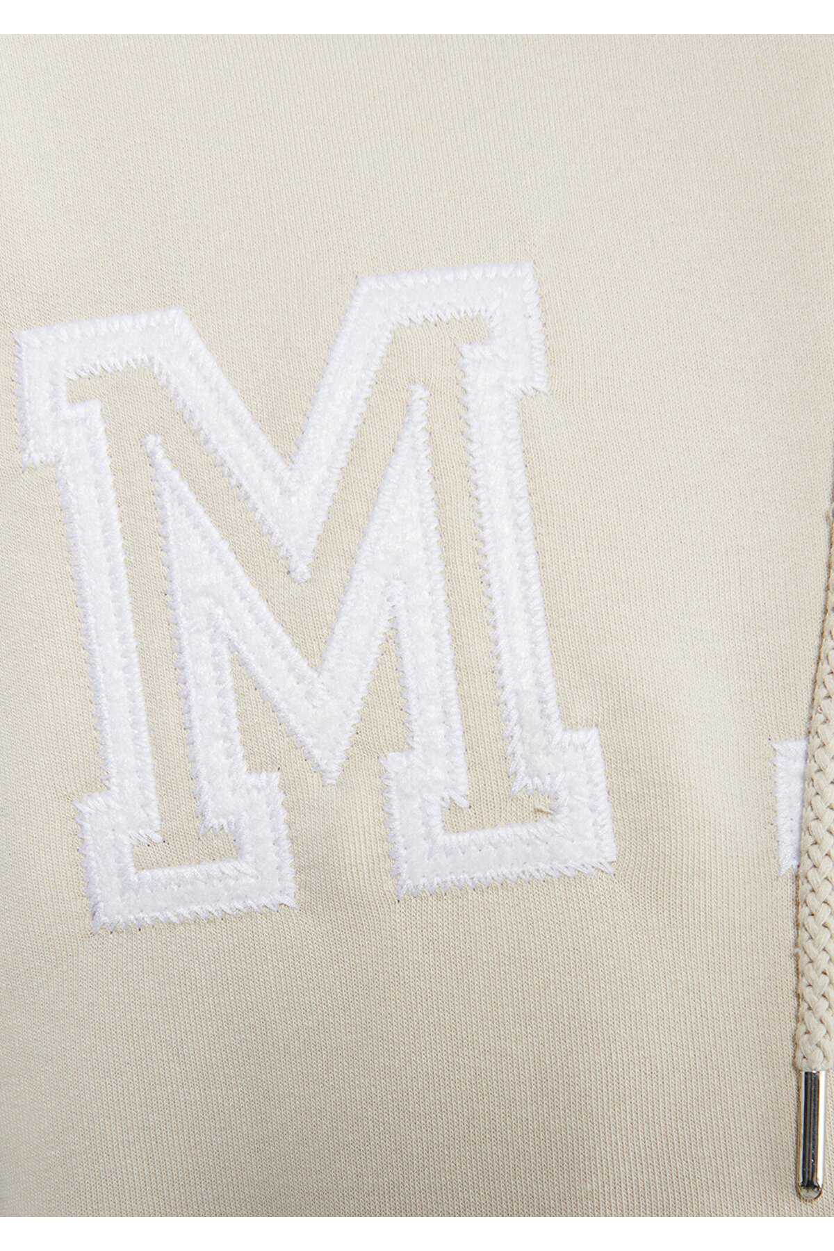 سویشرت بژ کلاهدار Jns 0s10087-70072