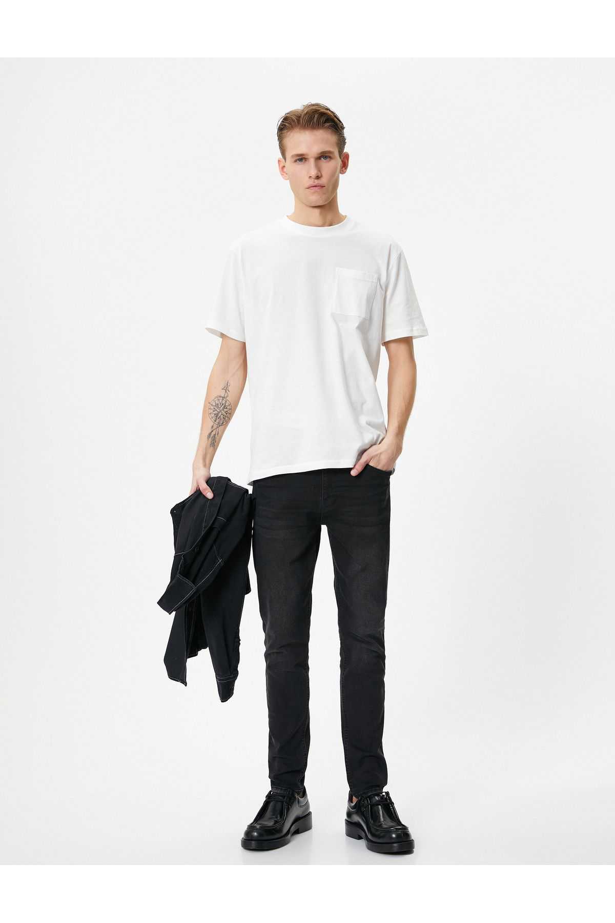 شلوار جین Skinny Fit - Michael Jean