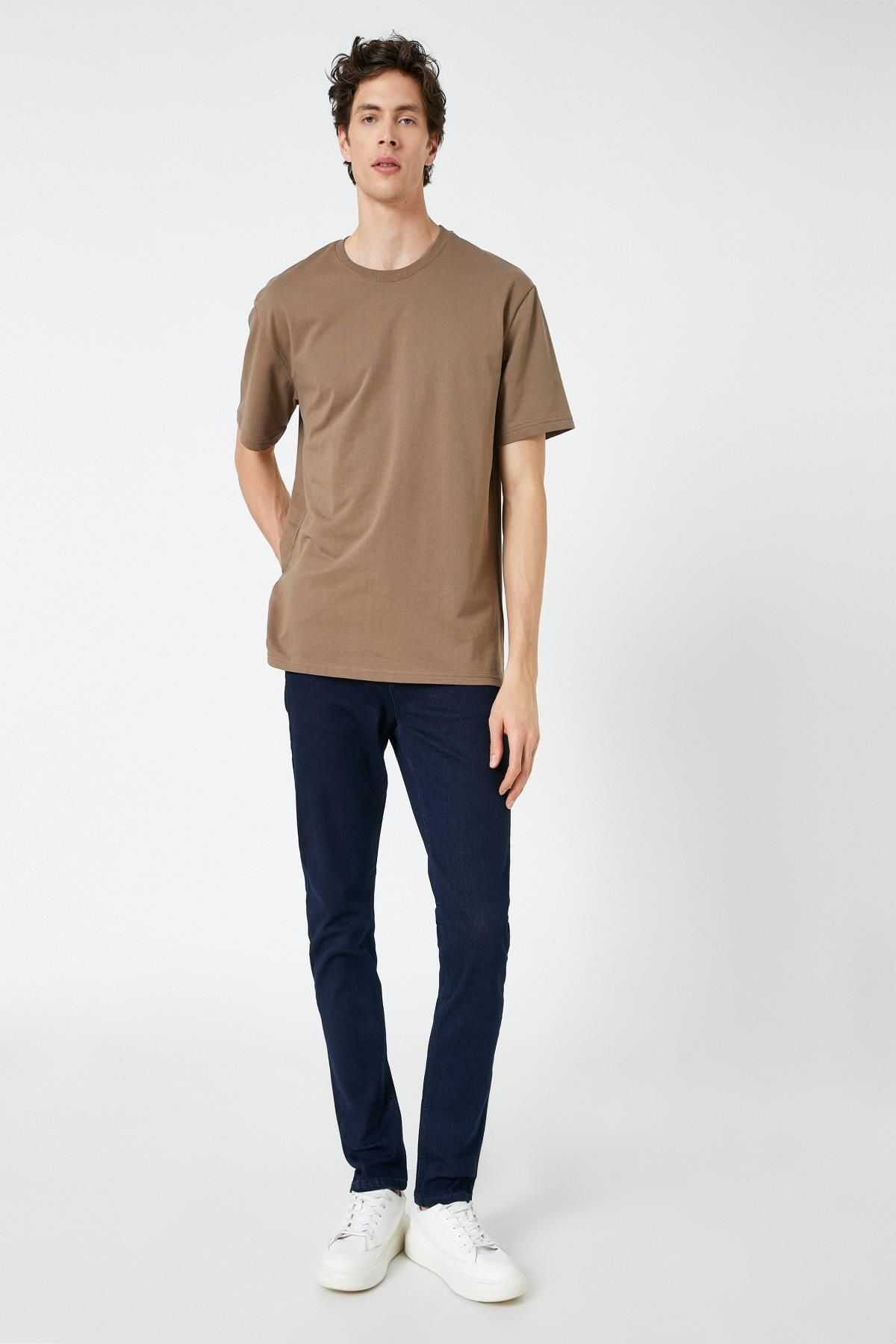 جین جین اسلیم فیت دکمه دار