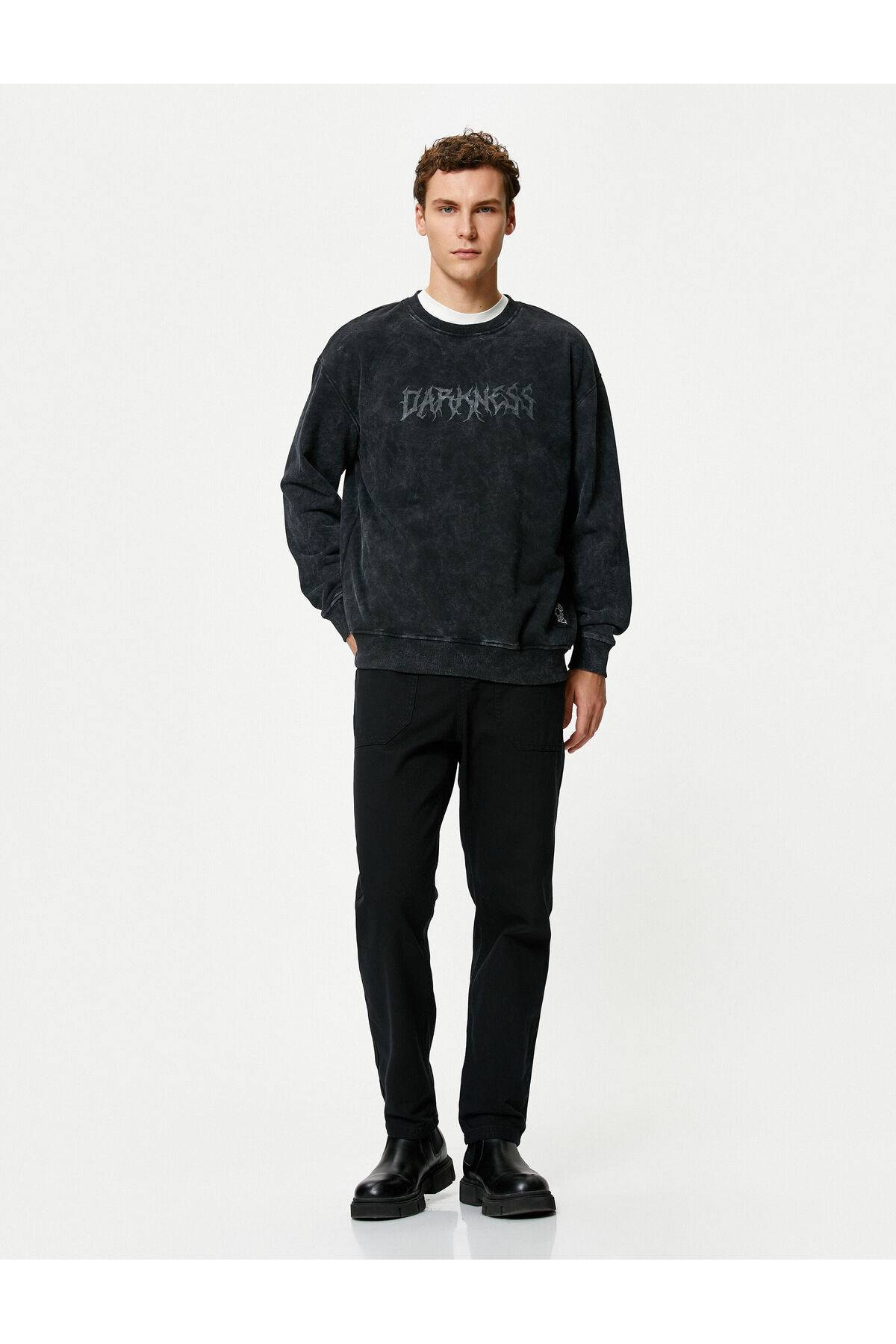 دور کمر شلوار توری جیب پنبه