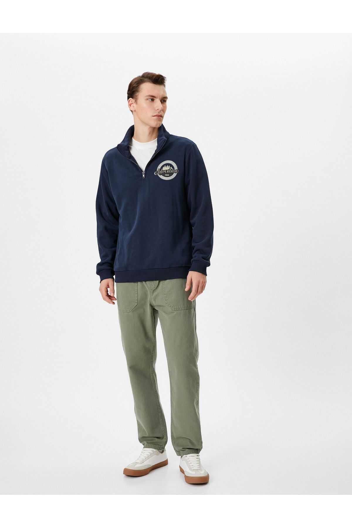 دور کمر شلوار توری جیب پنبه