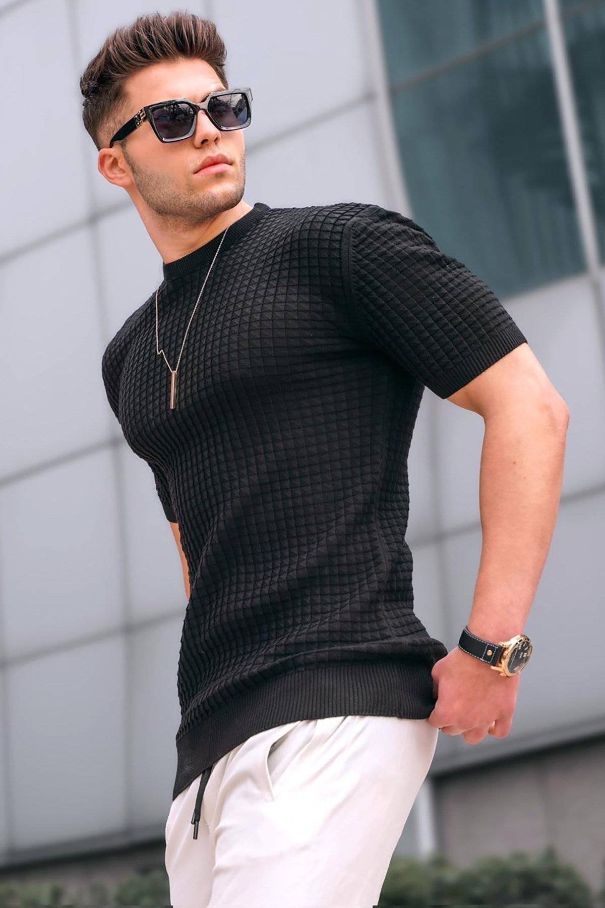 تیشرت مردانه خاکی