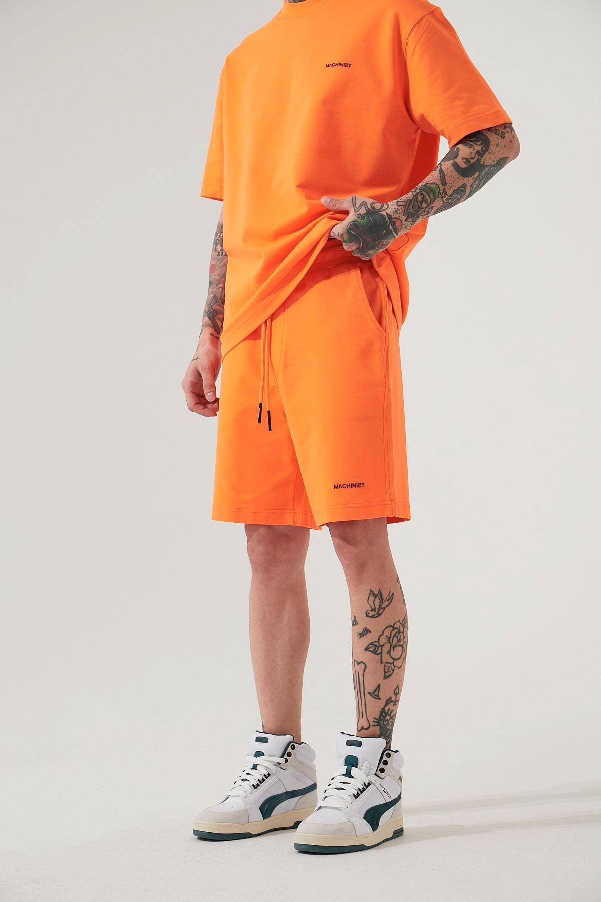 شلوارک ساده خاکستری مردانه