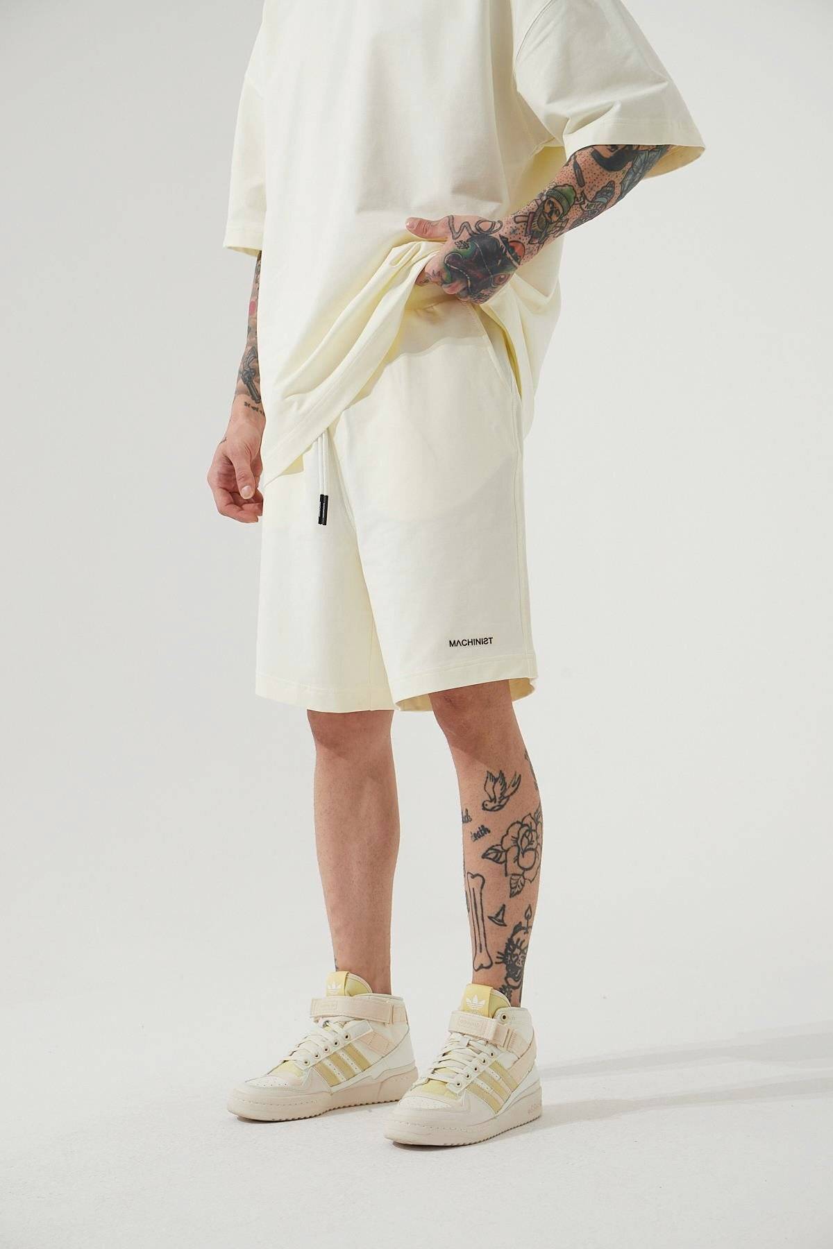 شلوارک ساده خاکستری مردانه