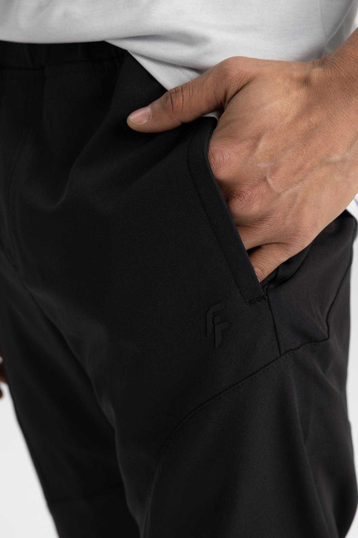 DeFactoFit Slim Fit دو جیب زیپ دار ساق بافته