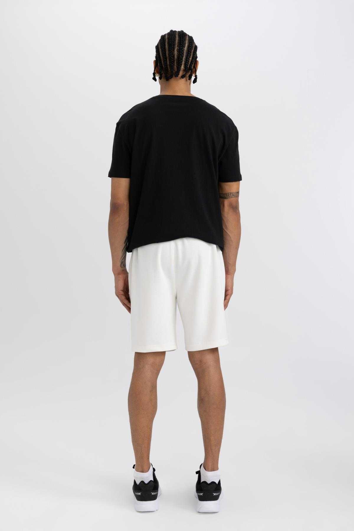 شورت پارچه ای غواصی پا کوتاه DeFactoFit