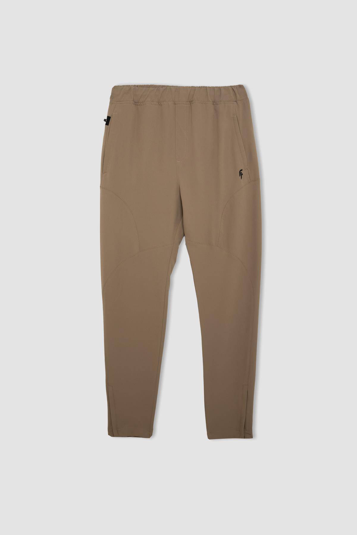 DeFactoFit Slim Fit دو جیب زیپ دار ساق بافته