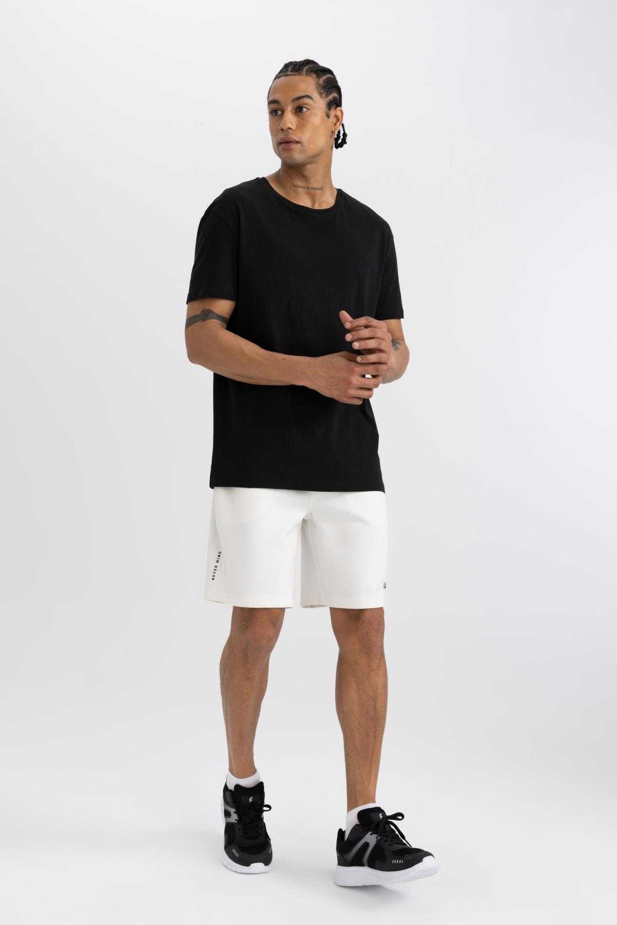 شورت پارچه ای غواصی پا کوتاه DeFactoFit