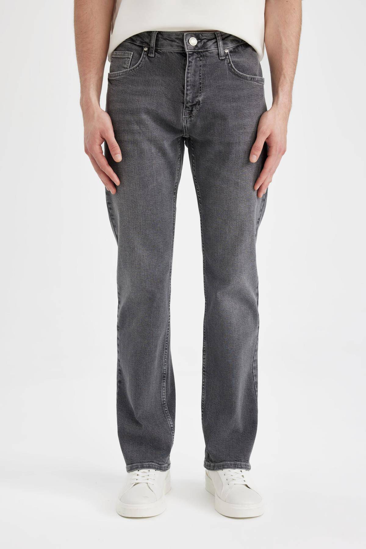 شلوار جین مدل Regular Fit Normal Ford Pipe Leg Jean