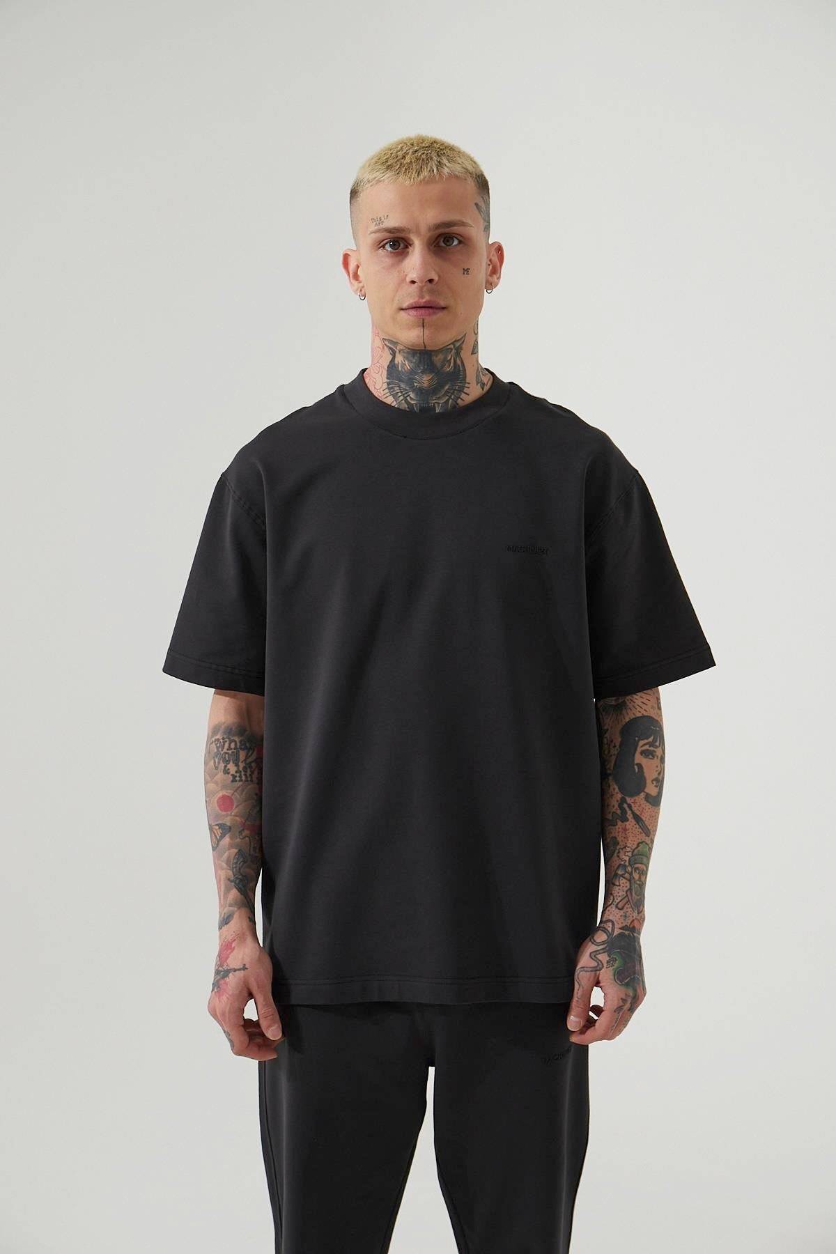 تیشرت نخی ساده و مشکی