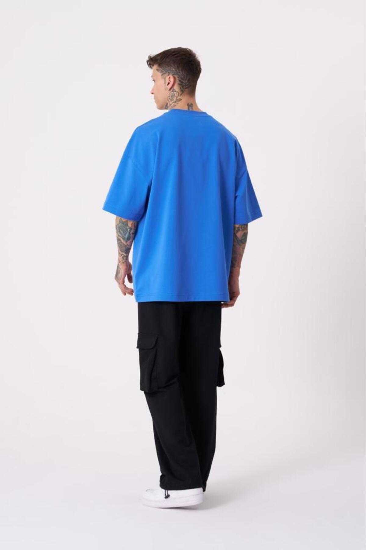 تیشرت مردانه بنفش با چاپ جرثقیل پرنده