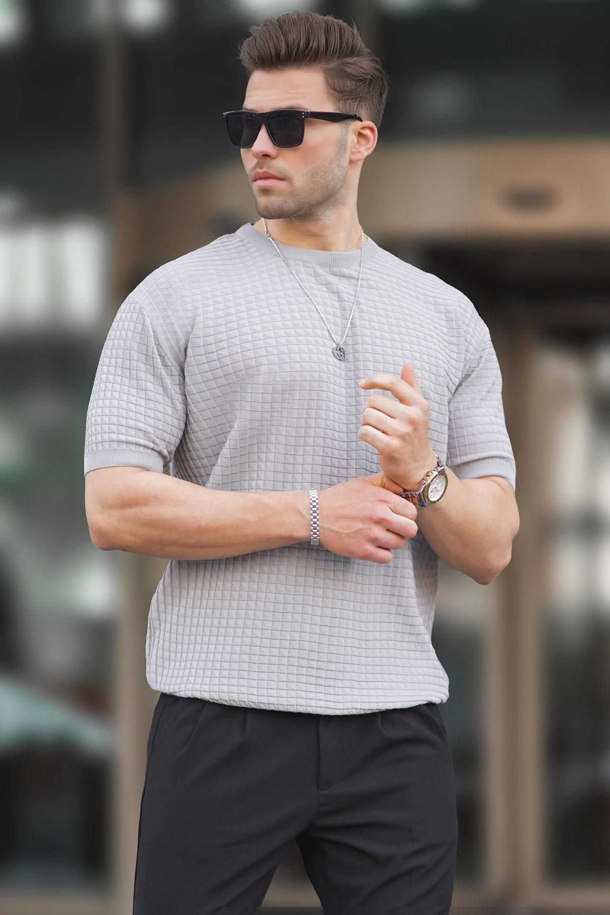 تیشرت مردانه خاکی