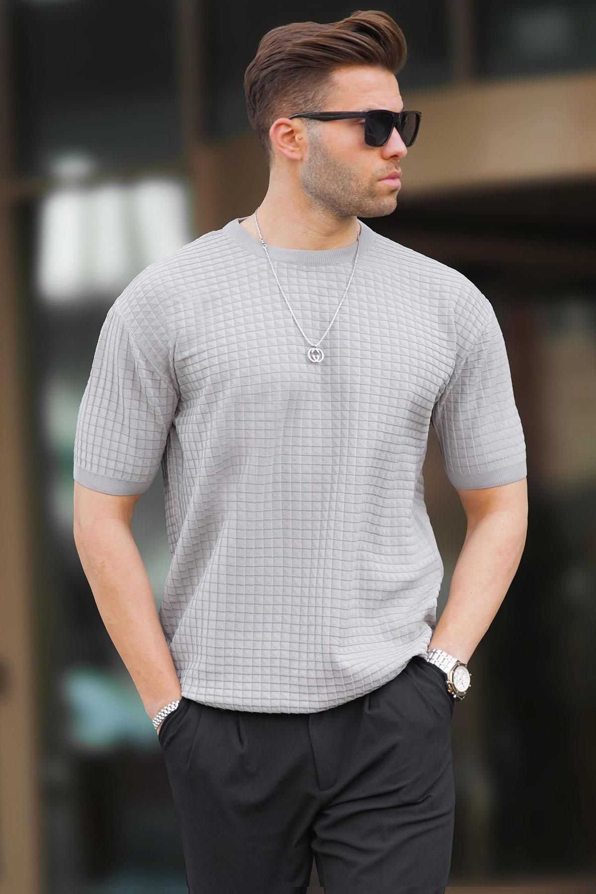 تیشرت مردانه خاکی