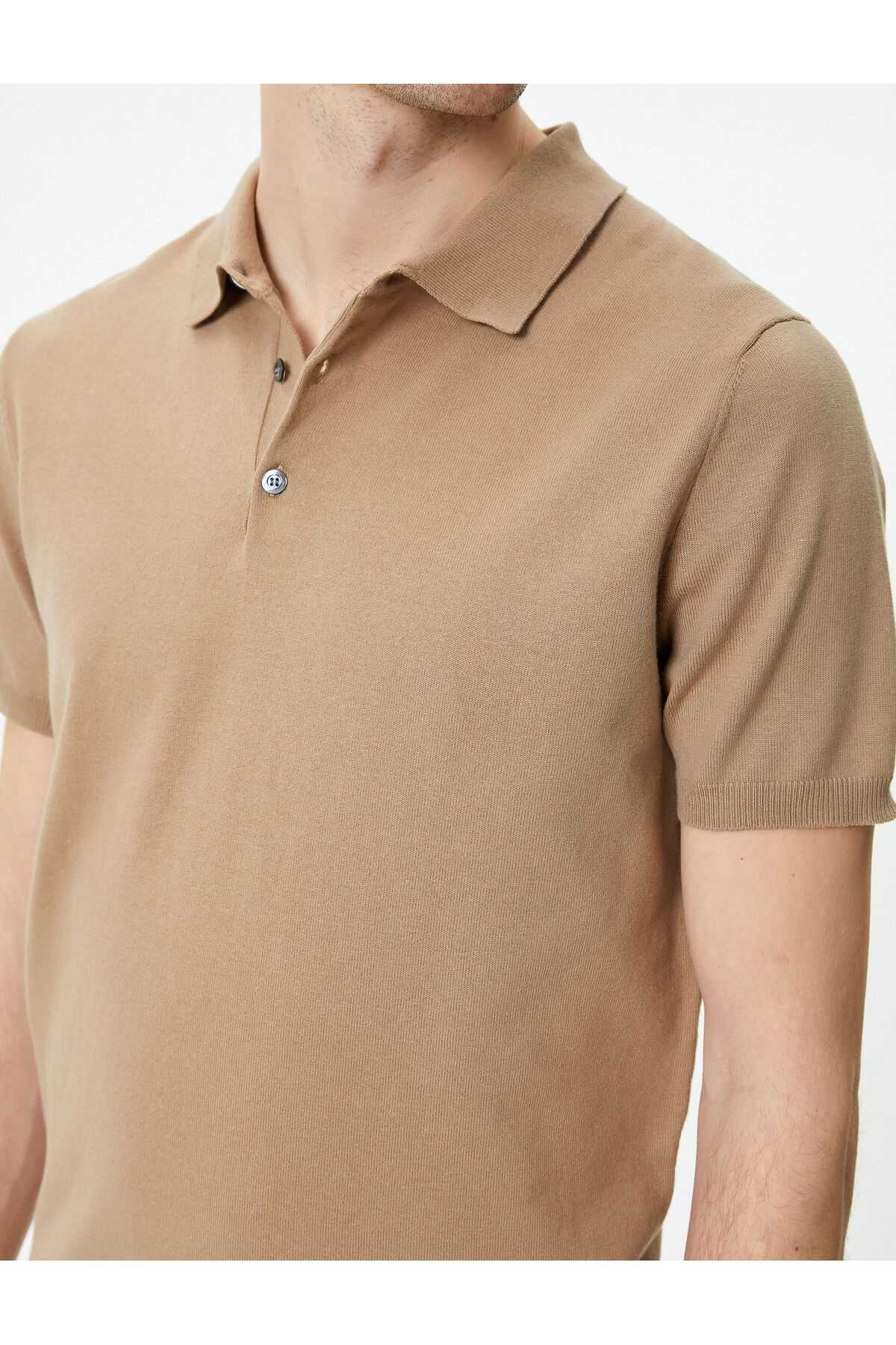 ژاکت بافتنی یقه پولو ژاکت آستین کوتاه